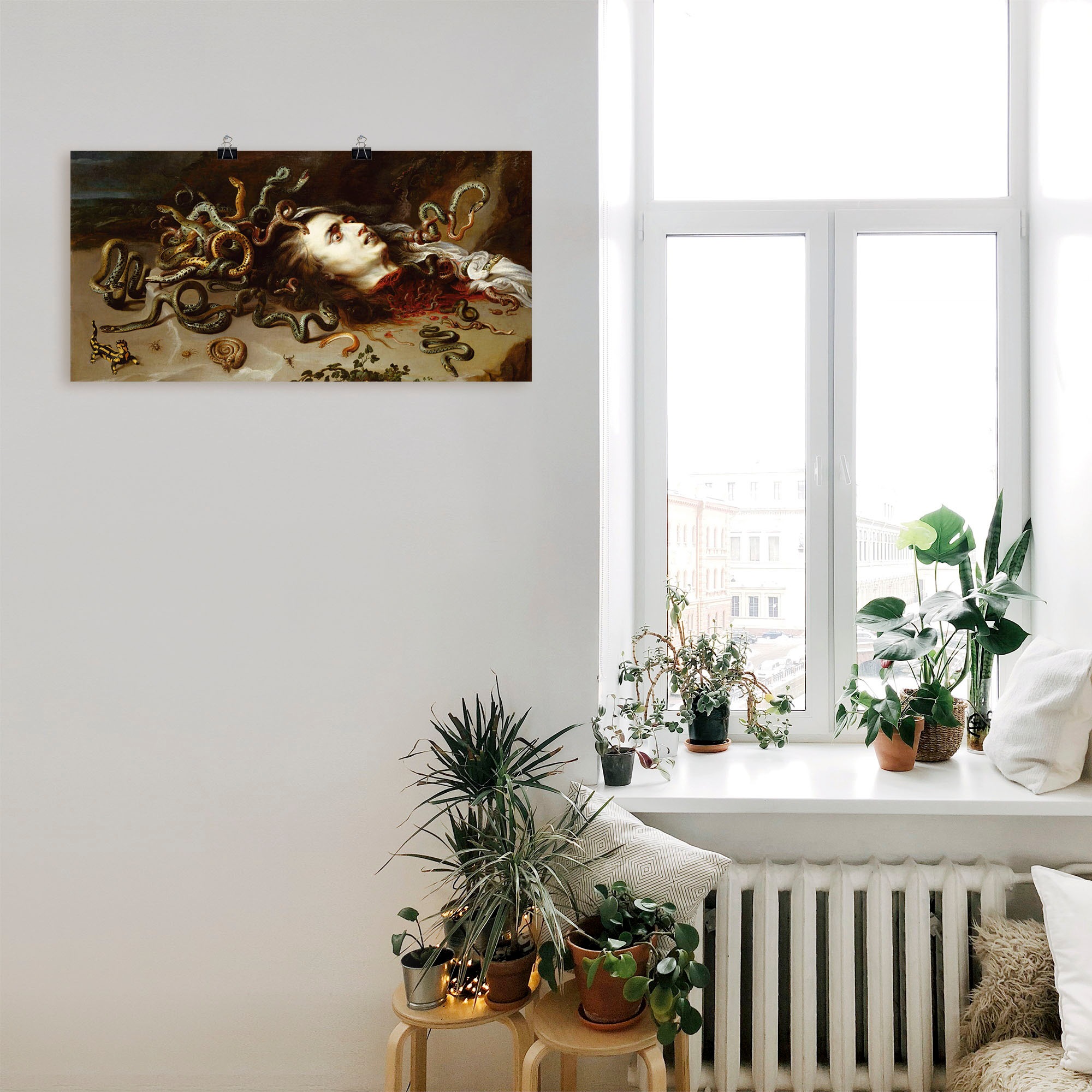 Artland Wandbild »Das Haupt der Medusa« klassische Fantasie 1 Stk. tlg. als Leinwandbild, Poster in verschied. Größen