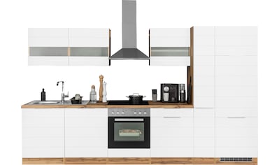 HELD MÖBEL Küche »Luhe«, Breite 330 cm, wahlweise mit oder ohne E-Geräten, MDF-Fronten kaufen