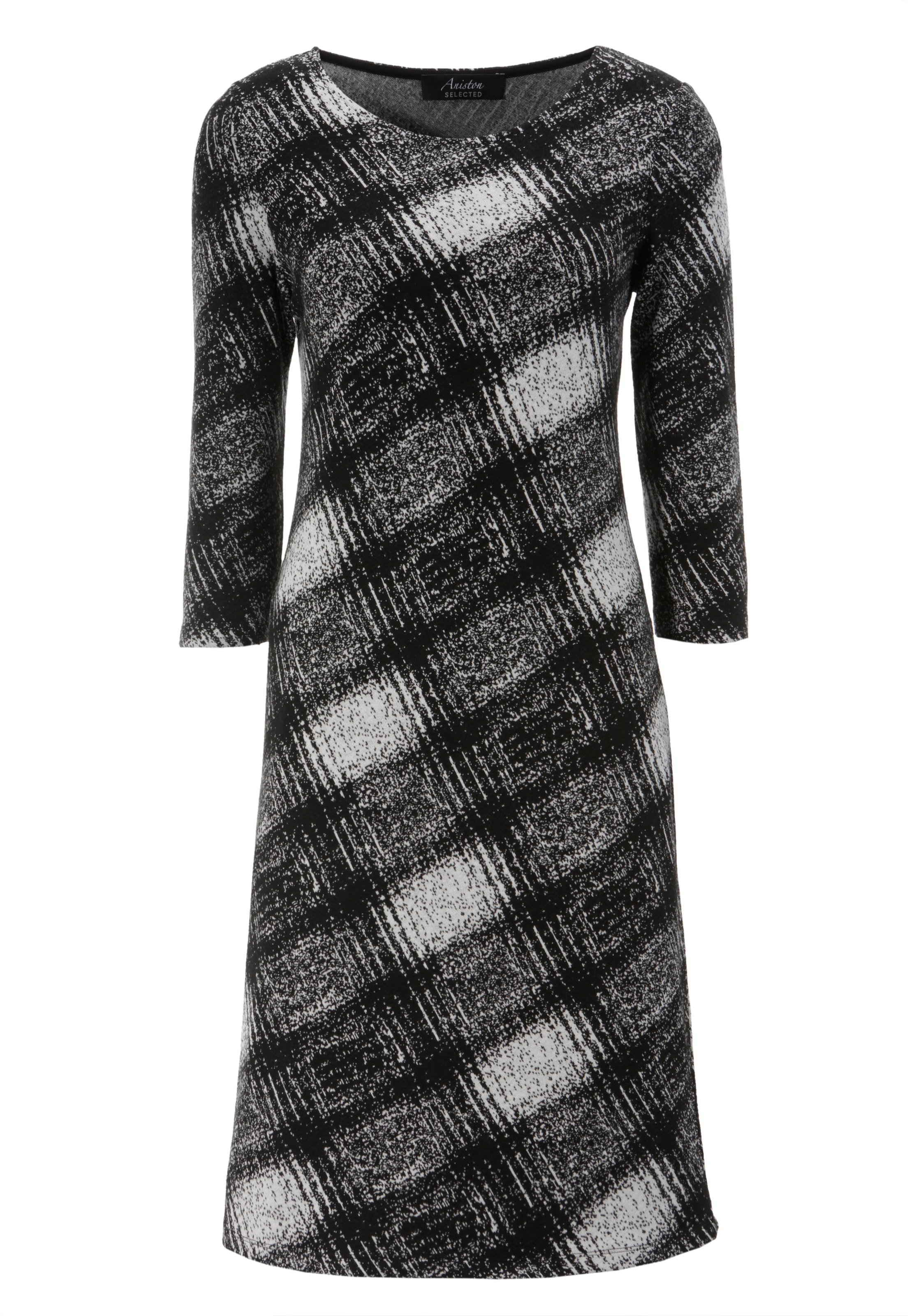 Aniston SELECTED Jerseykleid, elegant ♕ bei gemustert