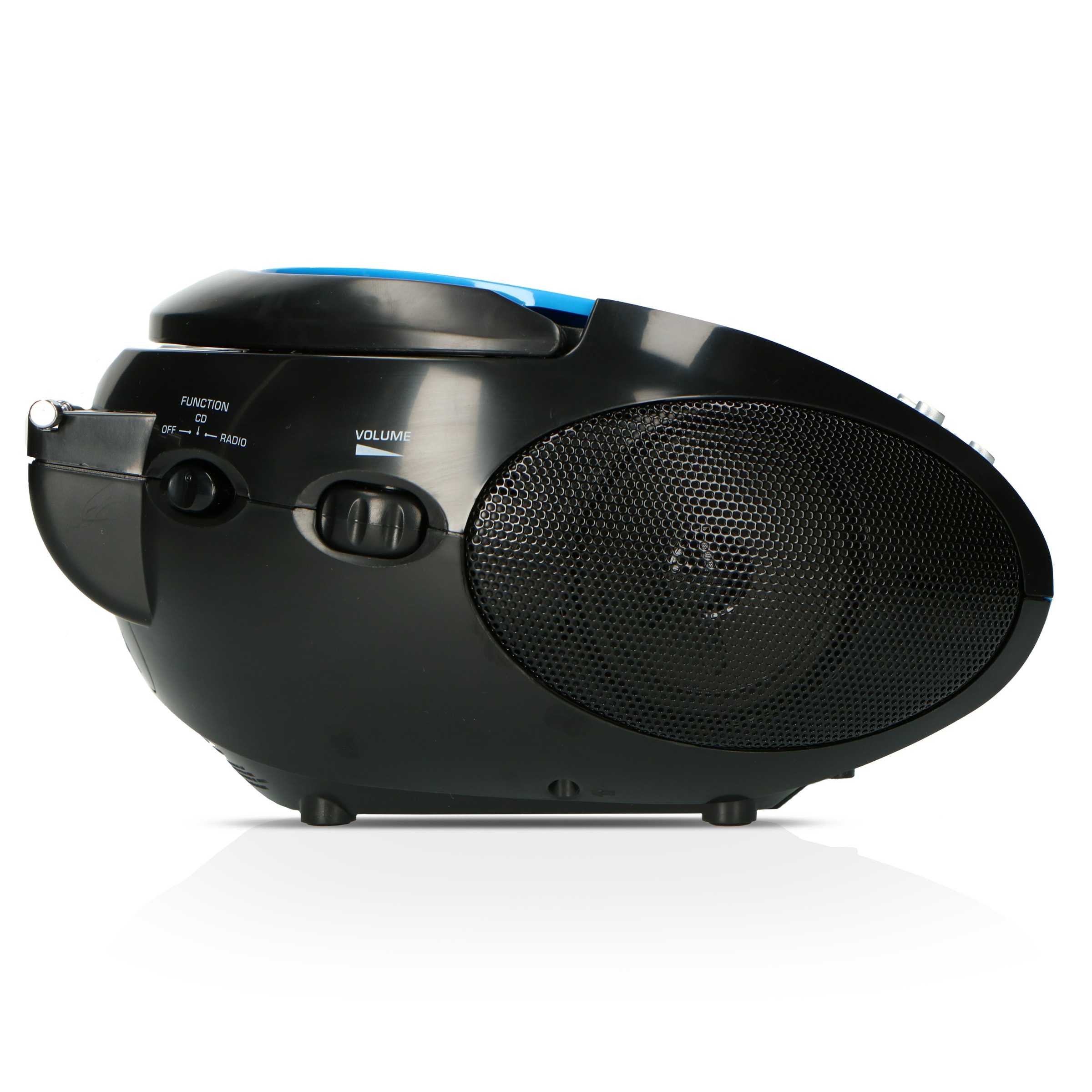 Lenco Boombox »SCD-24«, (FM-Tuner 2 W), batteriebetrieb möglich