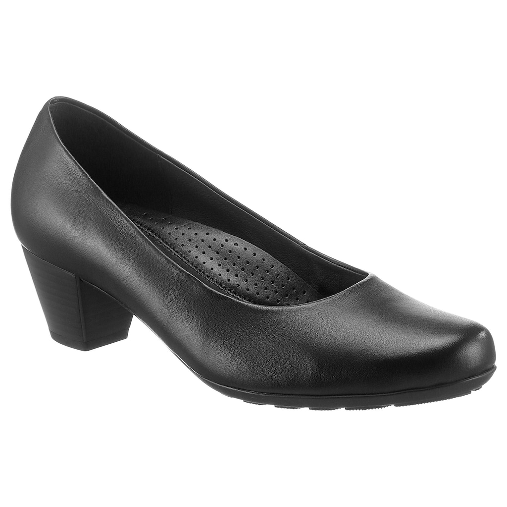 Gabor Pumps »ST.TROPEZ«, Abendschuh, Festtagsschuh,Trichterabsatz, mit Gummilaufsohle