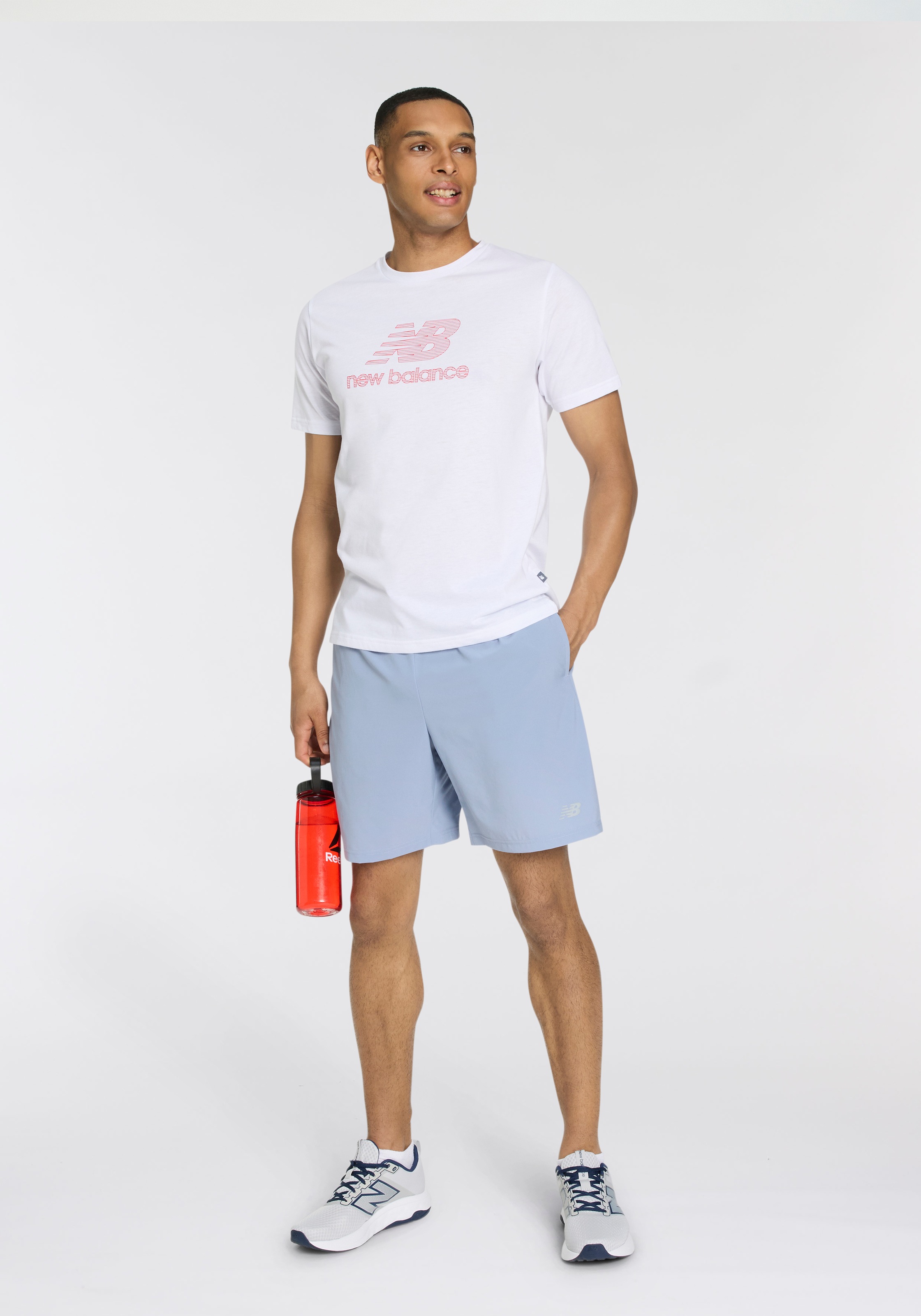 New Balance Laufshirt »Heathertech Logo T-Shirt«