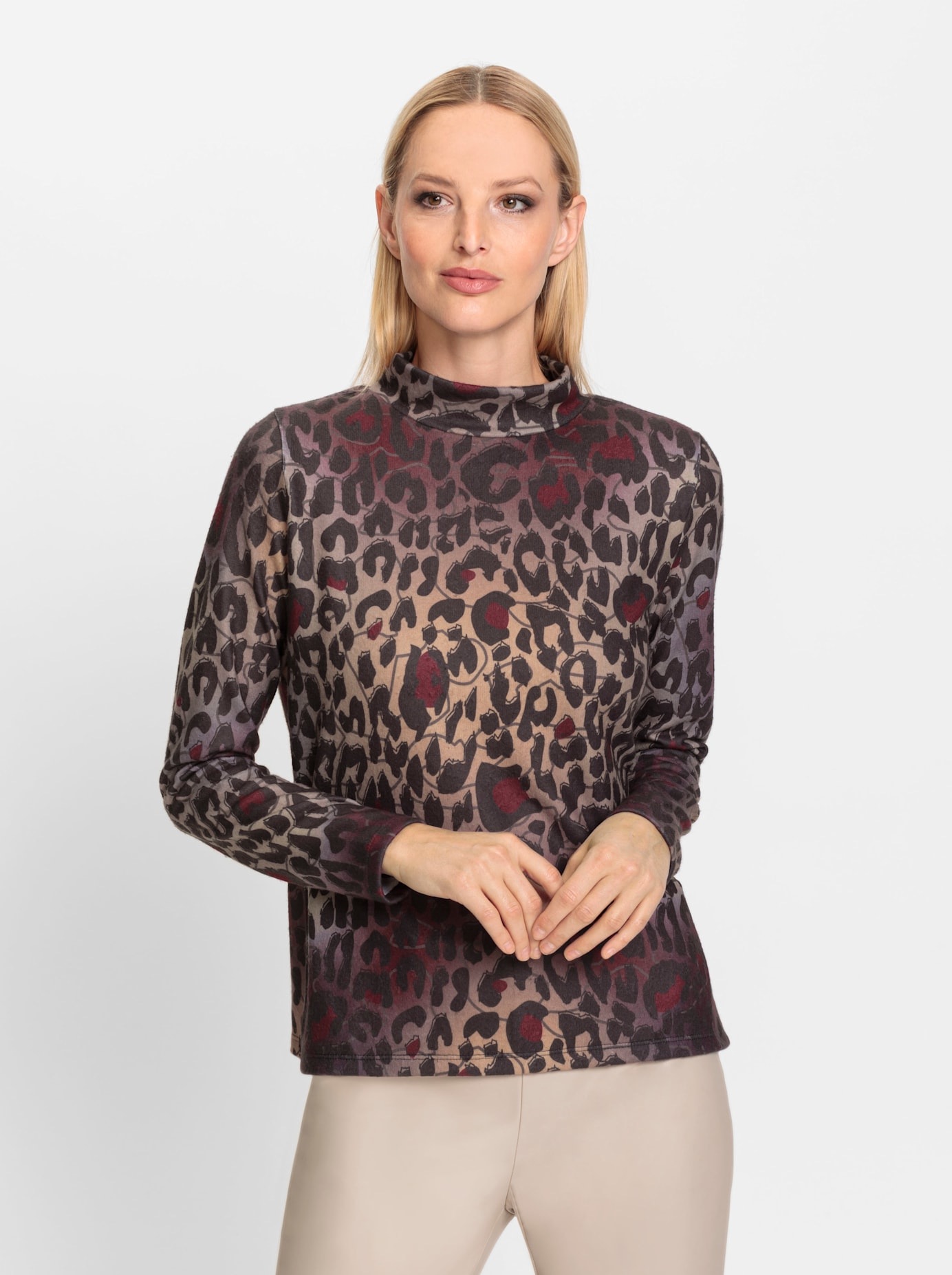 heine Langarmshirt »Druck-Shirt«, (1 tlg.)