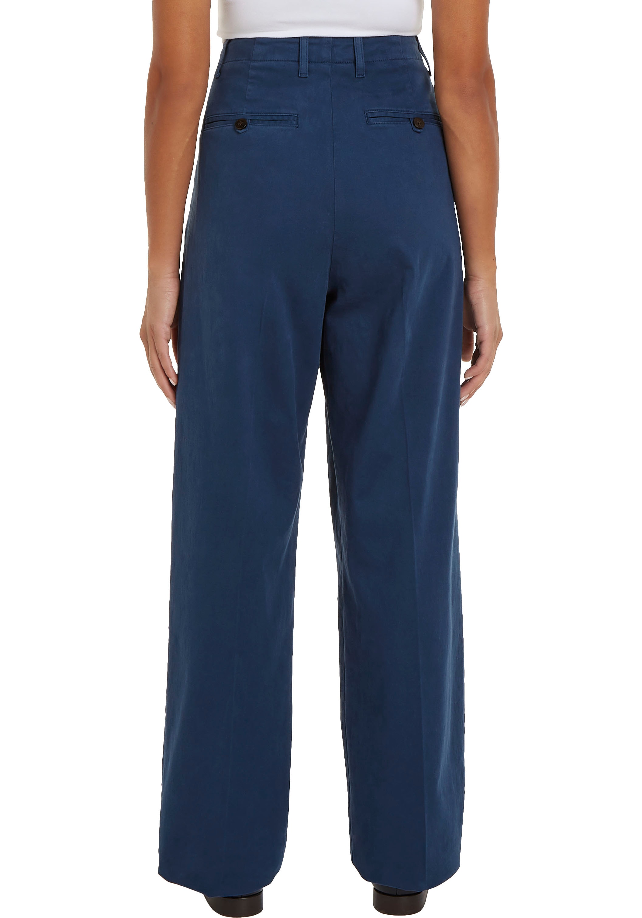 Tommy Hilfiger Chinohose »RELAXED STRAIGHT PLEATED CHINO«, mit Bundfalten