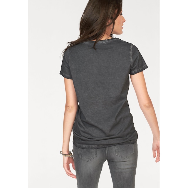 Aniston CASUAL T-Shirt, mit Oil dyed-Waschung bei ♕