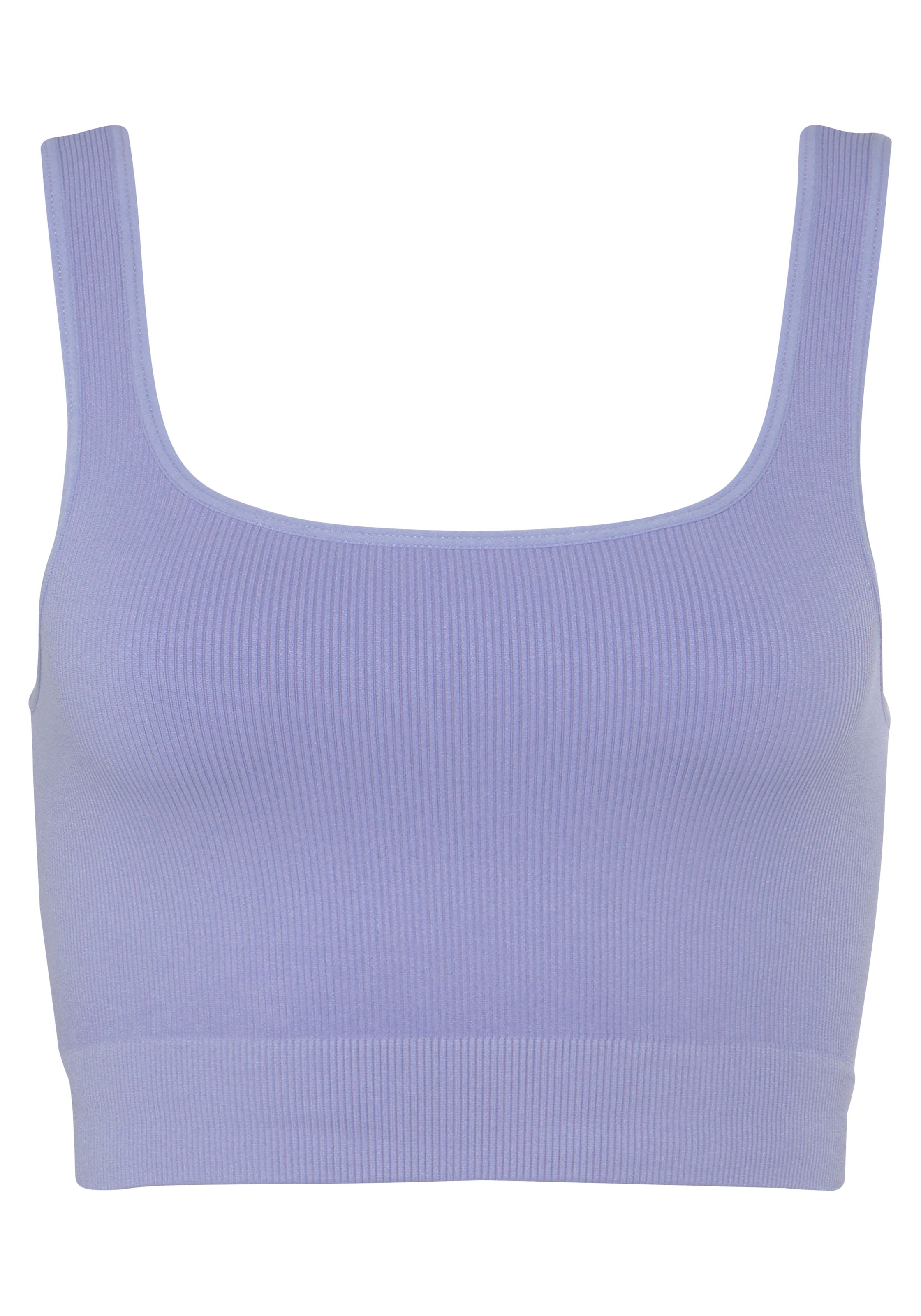 LASCANA Crop-Top »- Seamless Top«, mit Rippstruktur