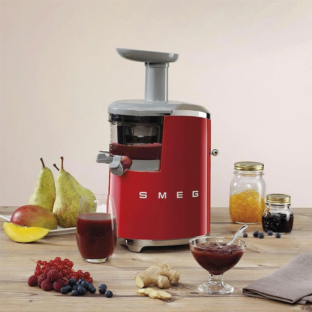 Smeg Entsafter »SJF01RDEU Rot«, 150 W mit 3 Jahren XXL Garantie