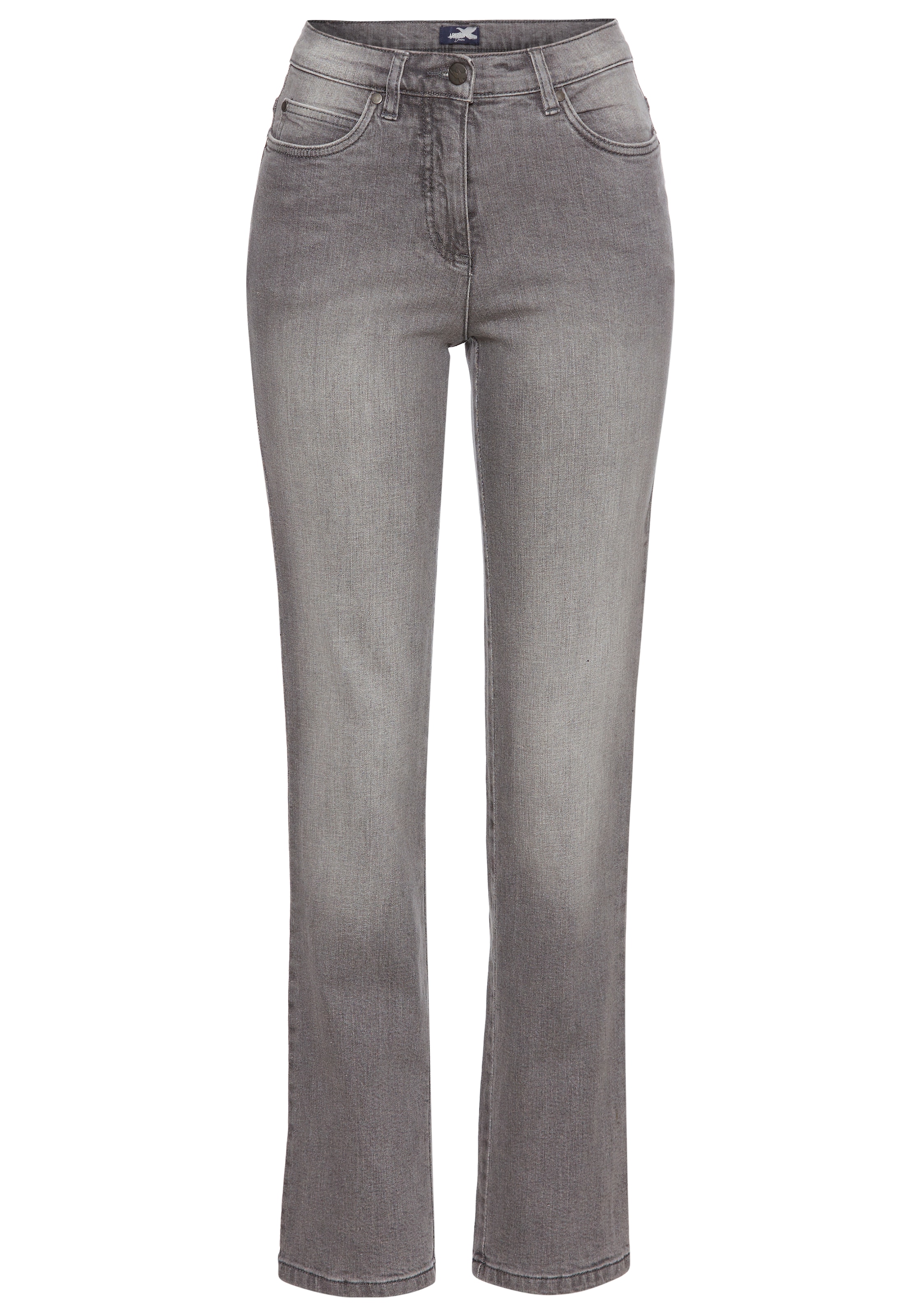 Arizona Gerade Jeans »Annett«, bequeme Passform, 5-Pocket-Style, hohe Taille