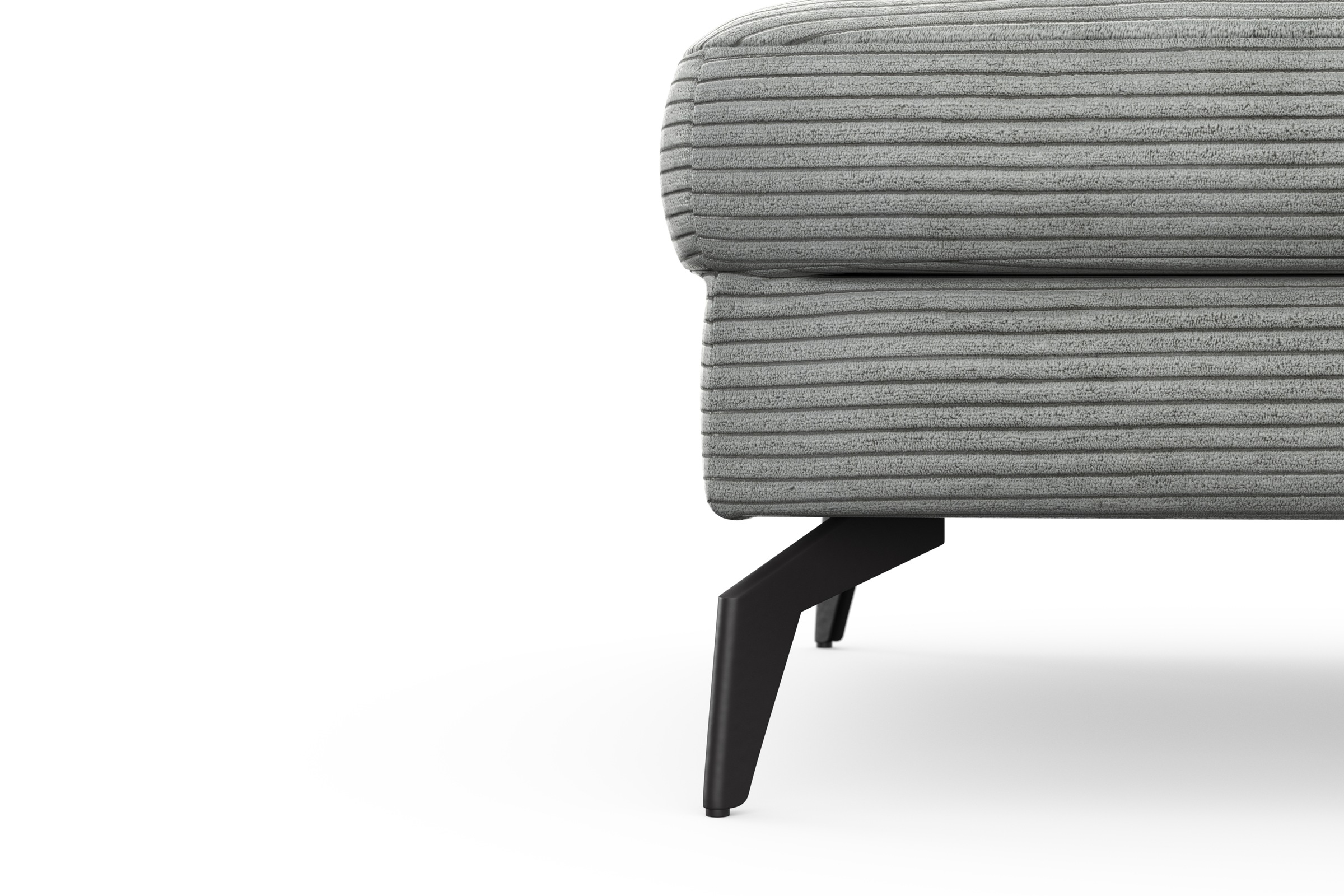 sit&more Polsterhocker »Cabana«, mit stylischen Metallfüßen