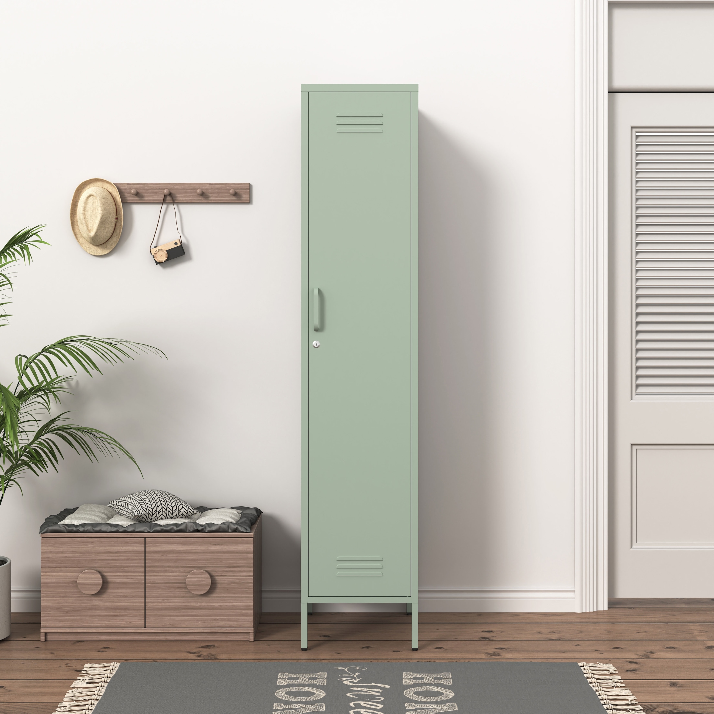 OTTO home Drehtürenschrank "Siena Kleiderschrank Schrank Metallschrank Mehrzweckschrank Spind" in 4 Farben aus Metall Stahlschrank, in der Höhe verstellbar, abschließbar Bestseller Otto´s Choice