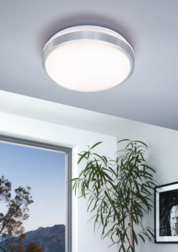 EGLO LED Deckenleuchte »COMPETA 1« LED-Board 1 Stk. Warmweiß Stahl und Kunststoff, Esszimmer, Industrial, minimalistisch