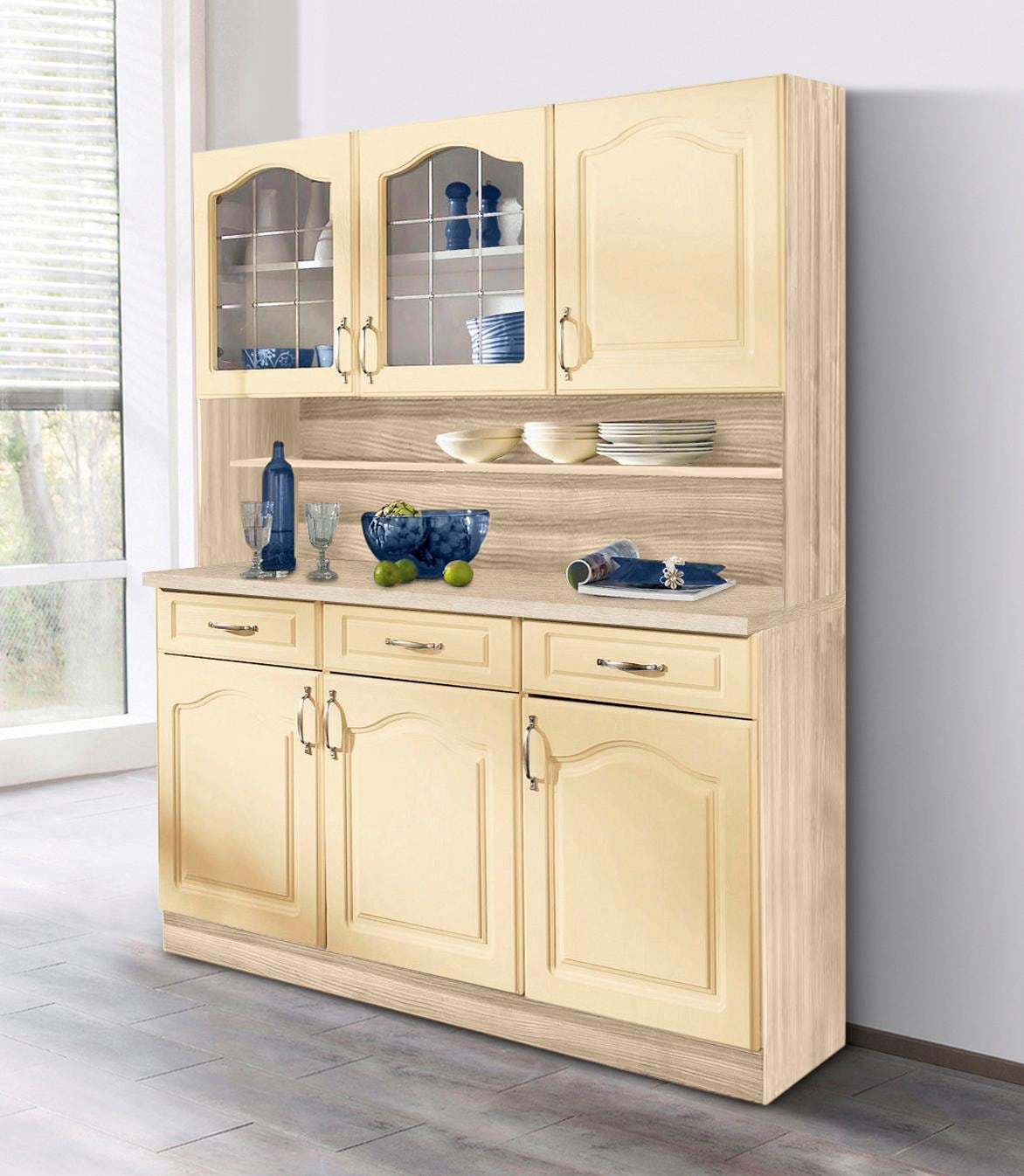 wiho Küchen Küchenbuffet »Linz«, 150 cm breit, in Landhaus-Optik