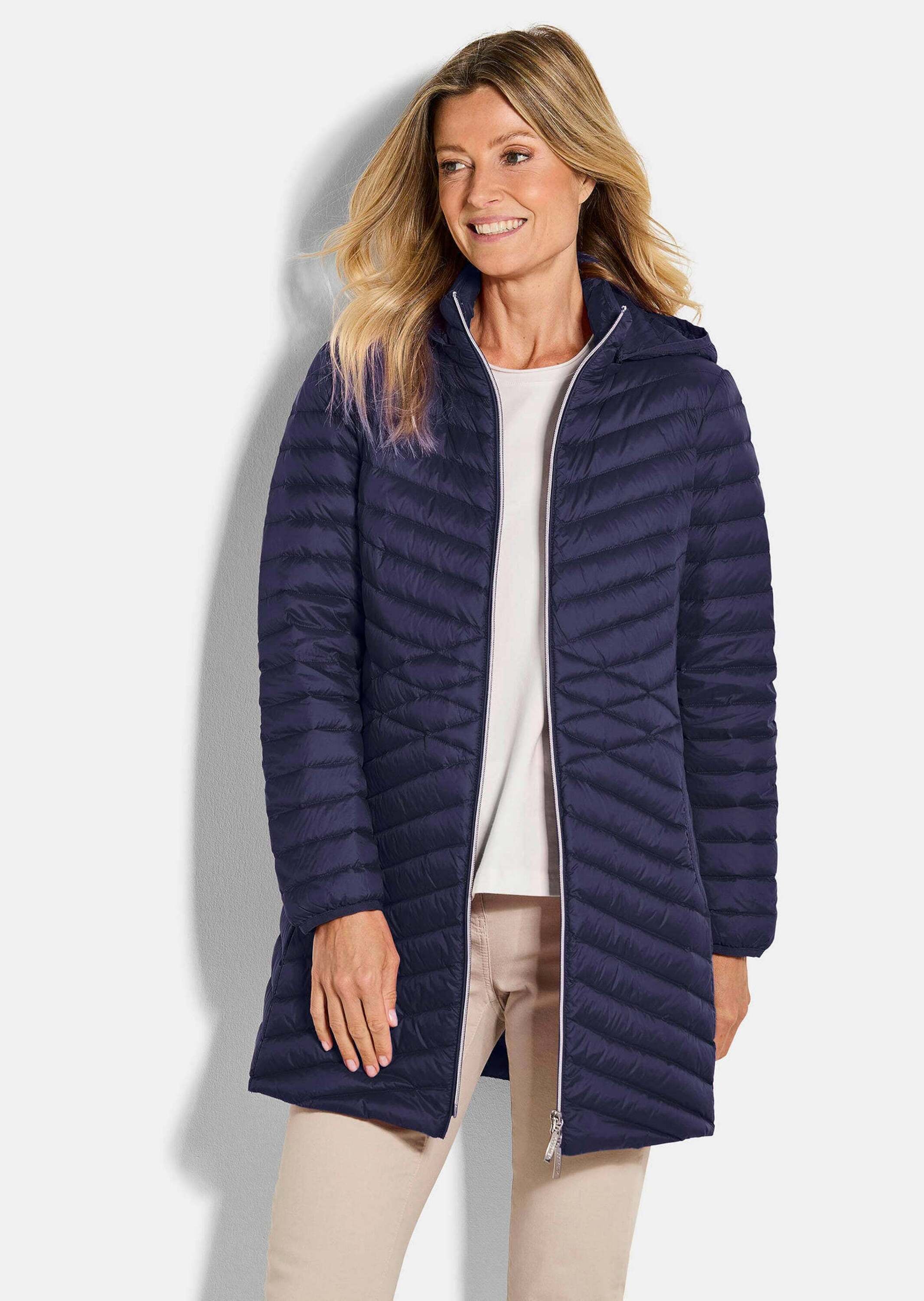 GOLDNER Winterjacke »Daunenmantel mit femininer Steppung«