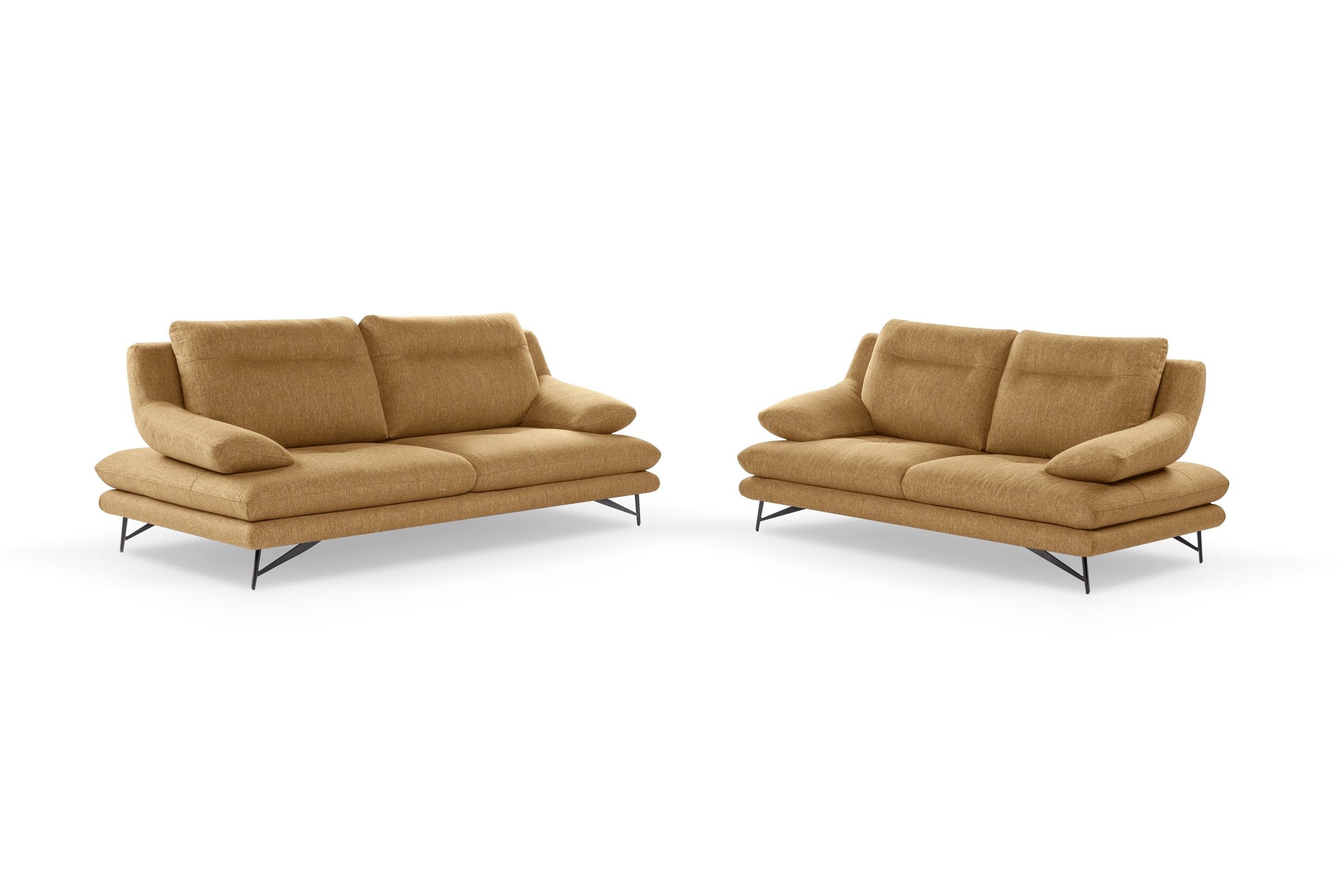 CALIA ITALIA 2-Sitzer »Cezanne, italienisches Designsofa mit erstklassigem Sitzkomfort«, wahlweise mit Sitztiefenverstellung