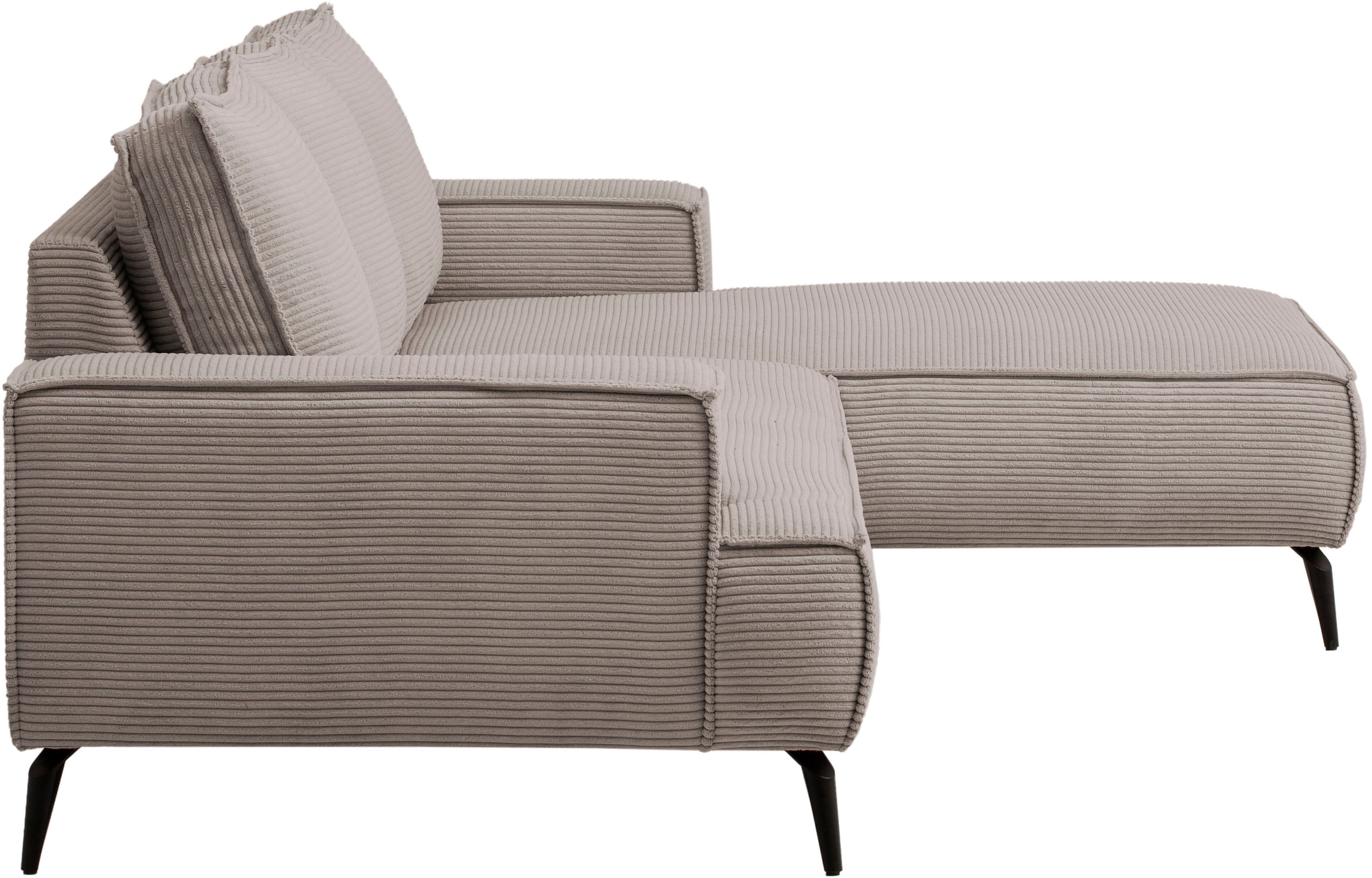 andas Sitzgruppe »TVINNU, Polsterecke L-Form, Schlaffunktion, mit Hocker«, (Set, 2 tlg.), stellbar zum Schlafsofa (Krokodilverbinder)