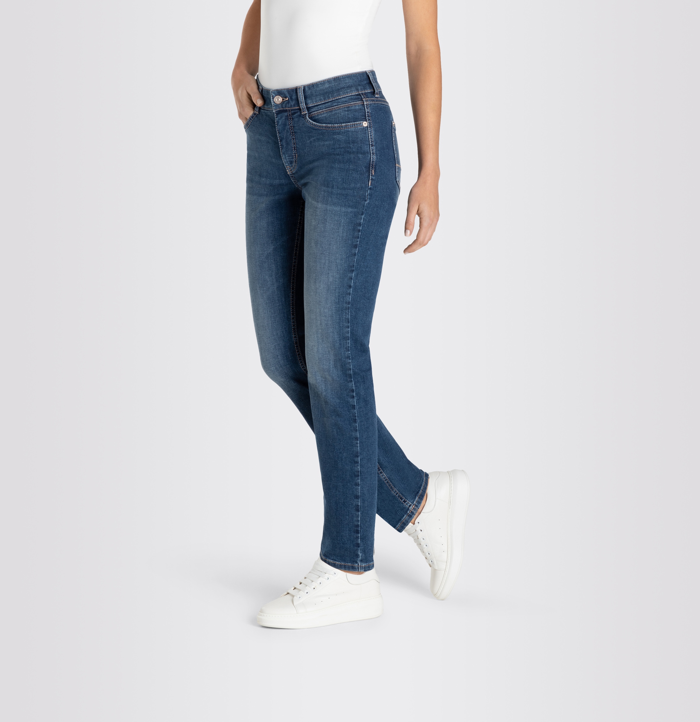 MAC 5-Pocket-Jeans »Angela«, Die Schmale