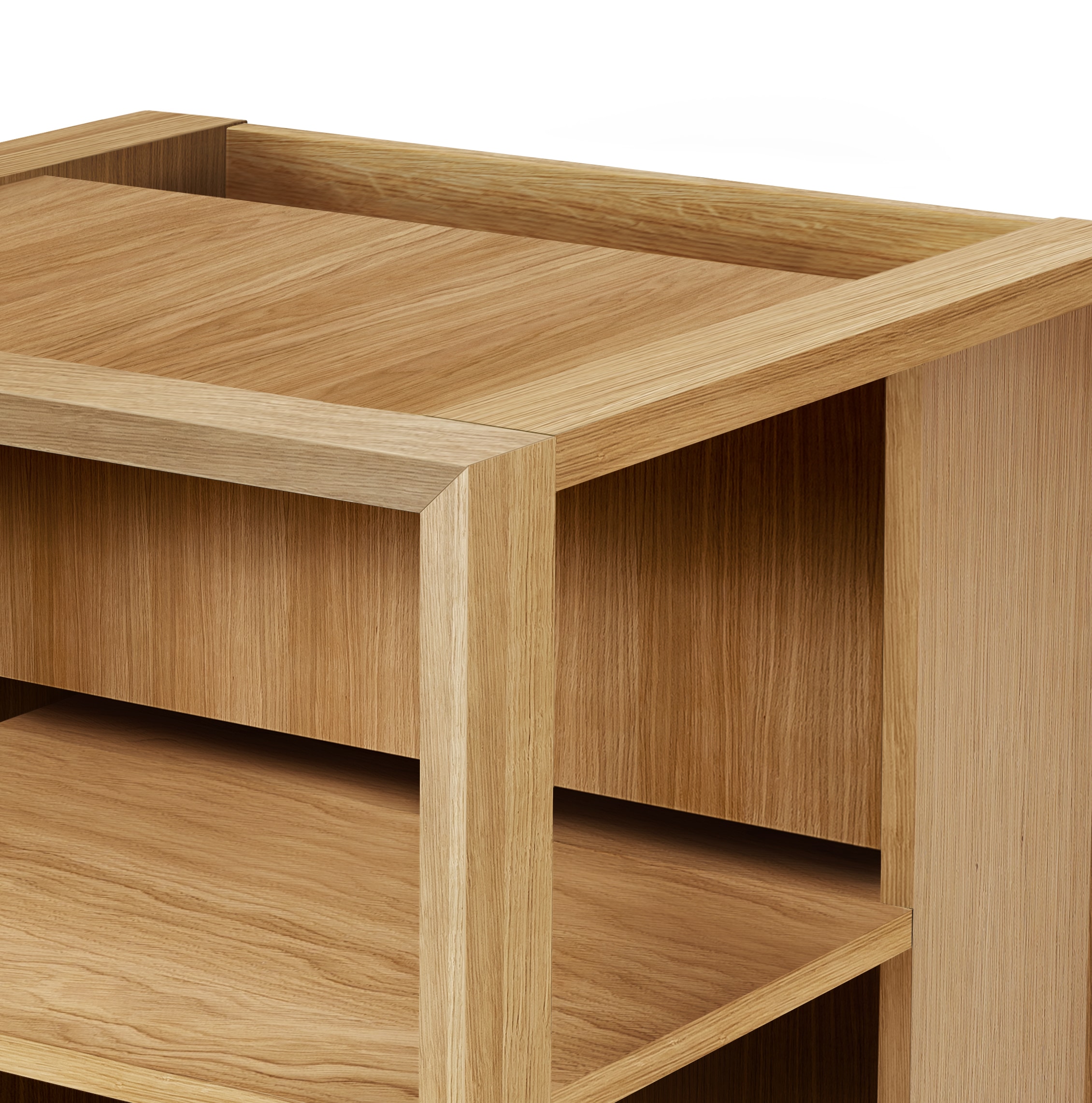 Woodman Couchtisch »Cube«, Holzfurnier aus Eiche