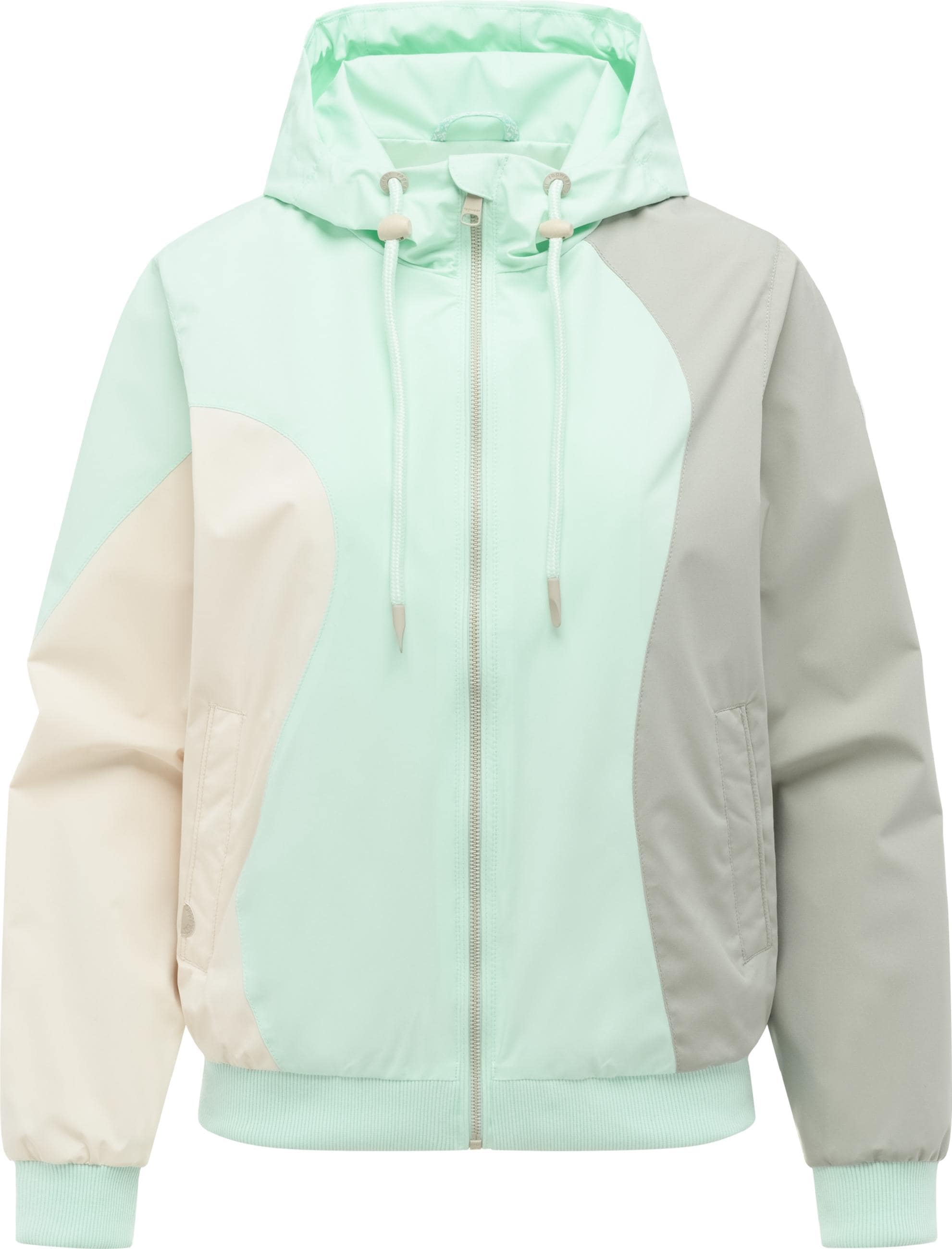 Ragwear Bomberjacke »Bomberjacke Oggie Block« mit Kapuze Damen Funktionsjacke mit Kapuze