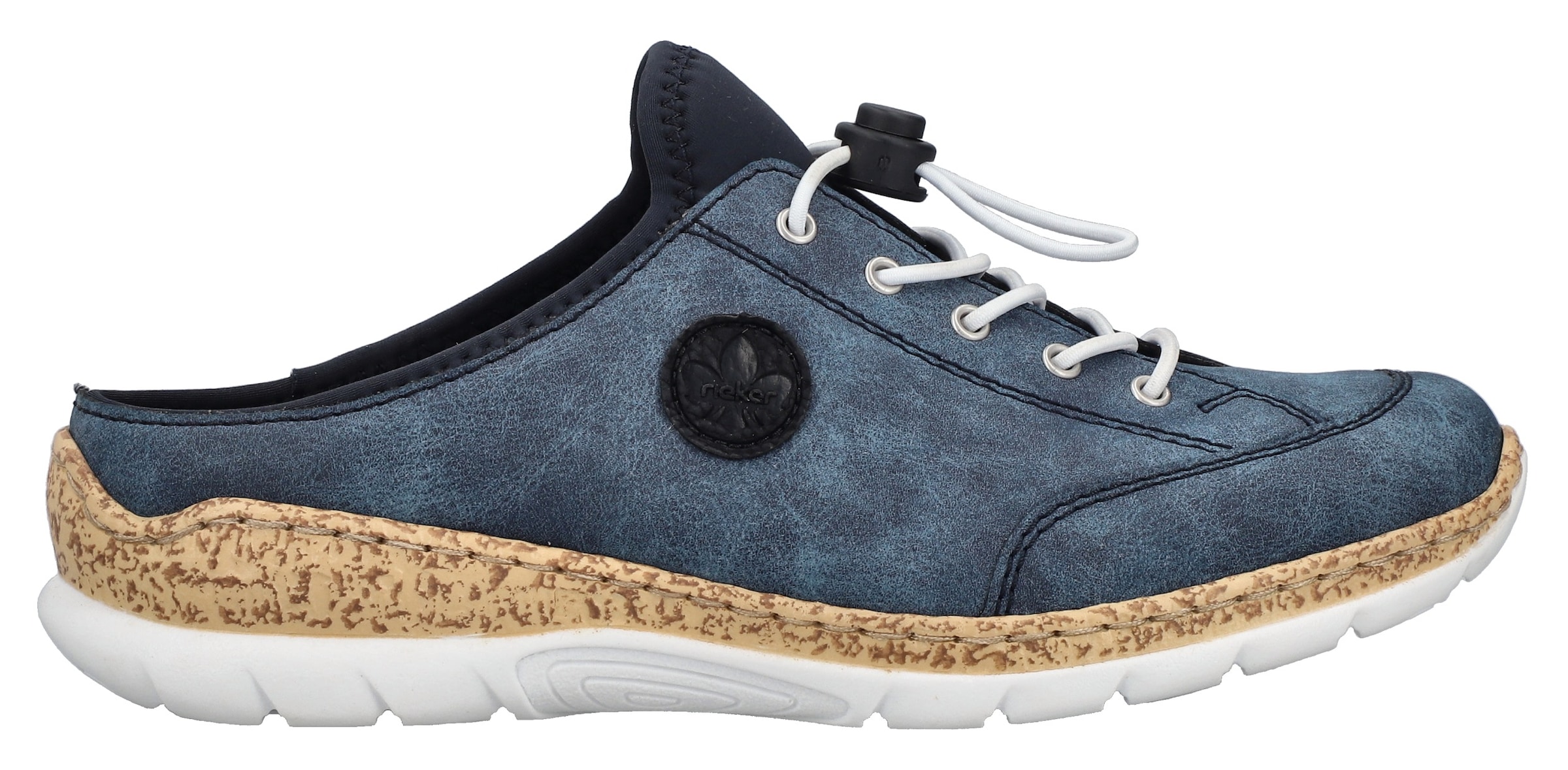 Rieker Clog, Sabot, Schlupfschuh, Sneaker mit MemoSoft-Ausstattung