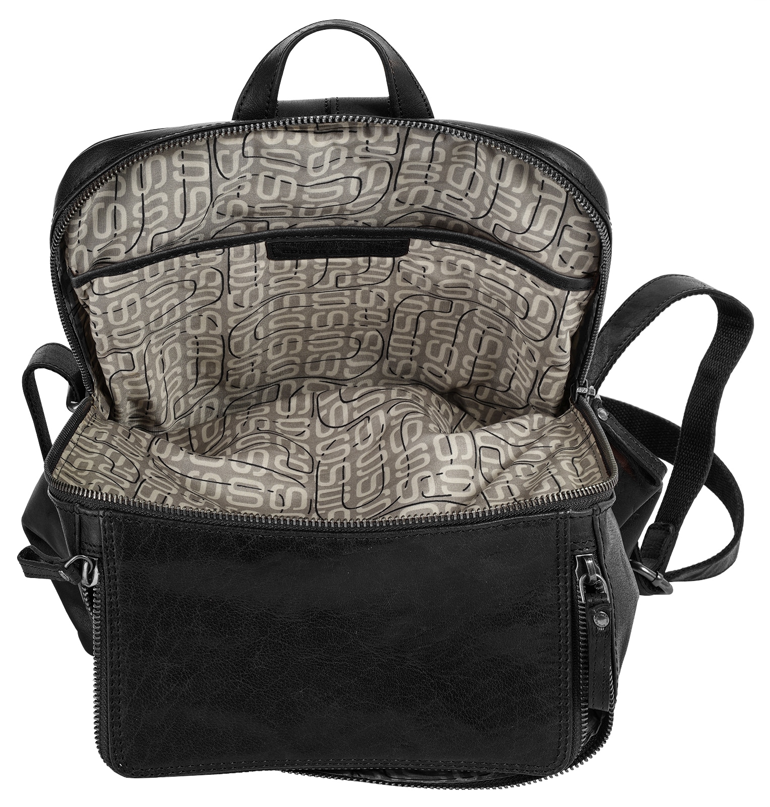 Spikes & Sparrow Cityrucksack, echt Leder
