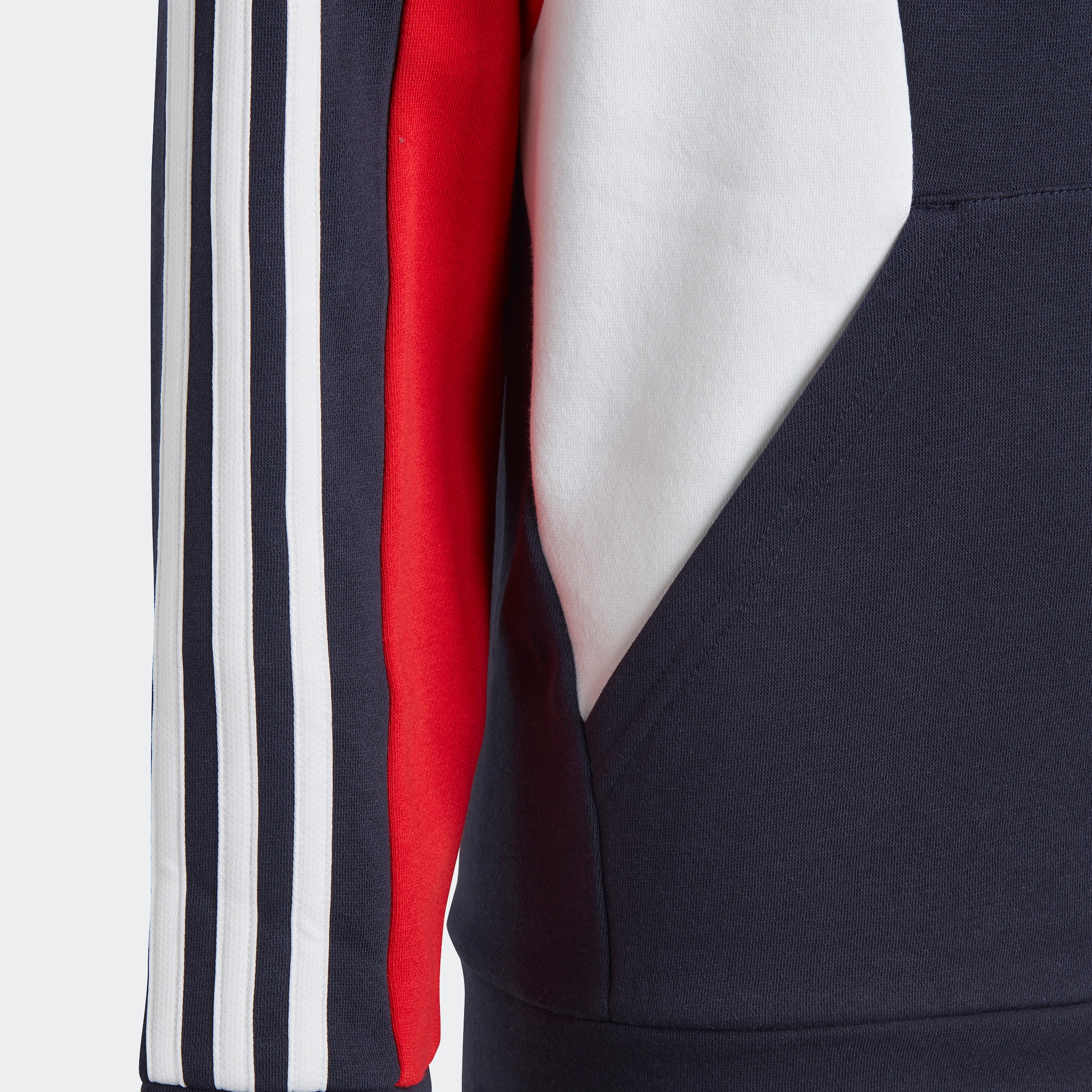 adidas Sportswear Sweatshirt »COLORBLOCK 3STREIFEN HOODIE« bei ♕ | Sport-T-Shirts