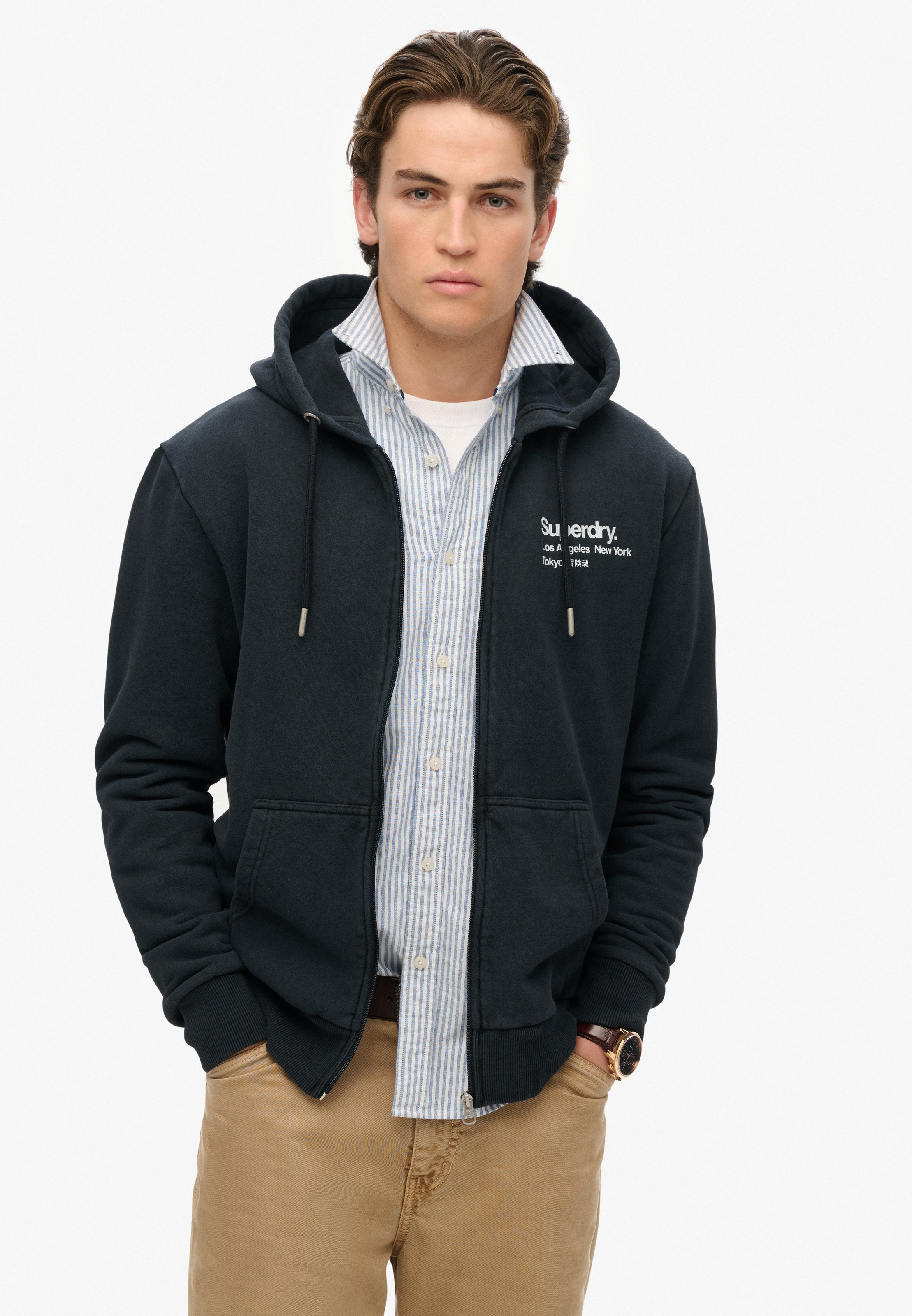 Superdry Kapuzensweatjacke »CORE LOGO CITY ZIPHOOD«