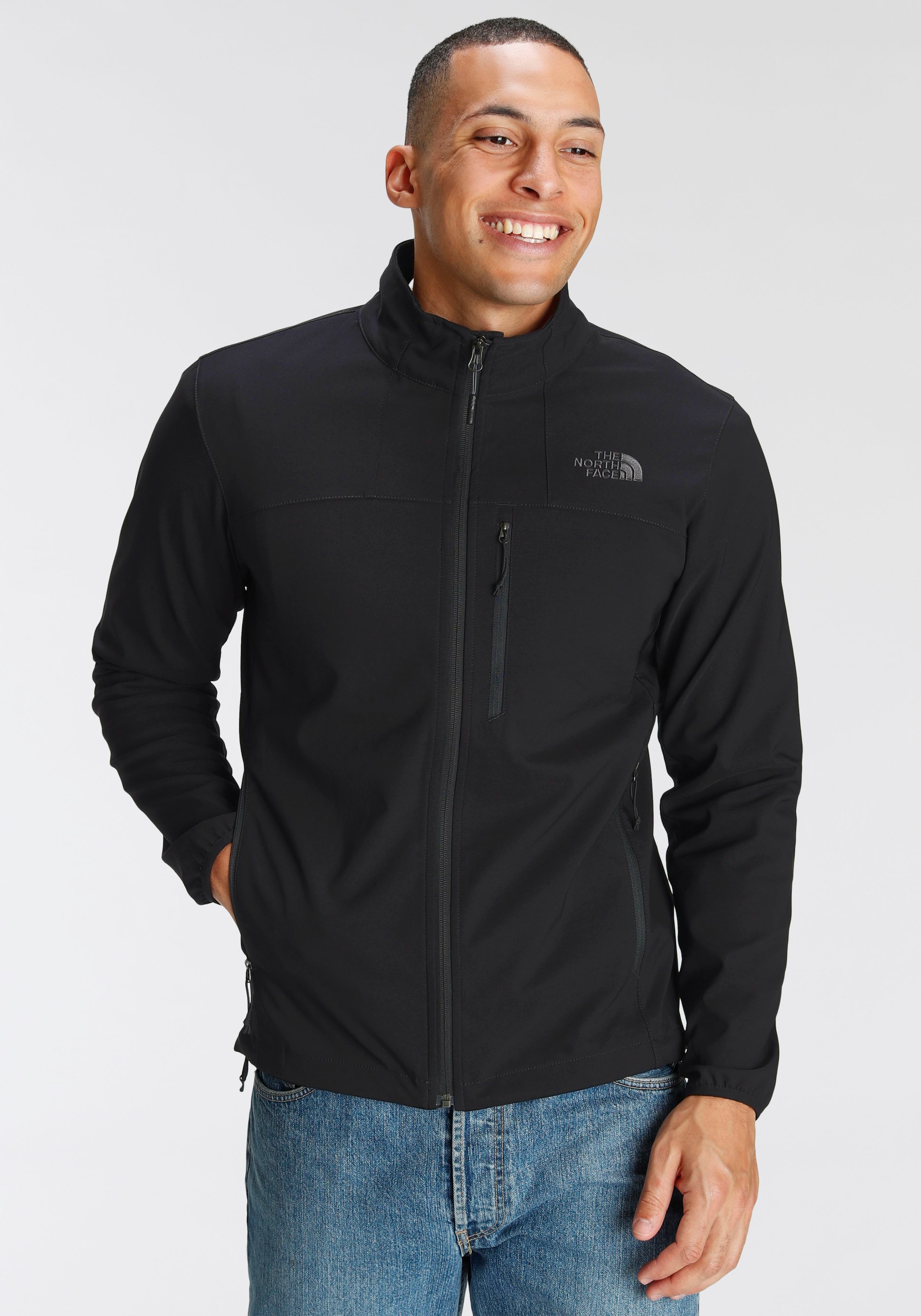 The North Face Softshelljacke »NIMBLE«, ohne Kapuze, elastisch & Atmungsaktiv & schnell Trocknend