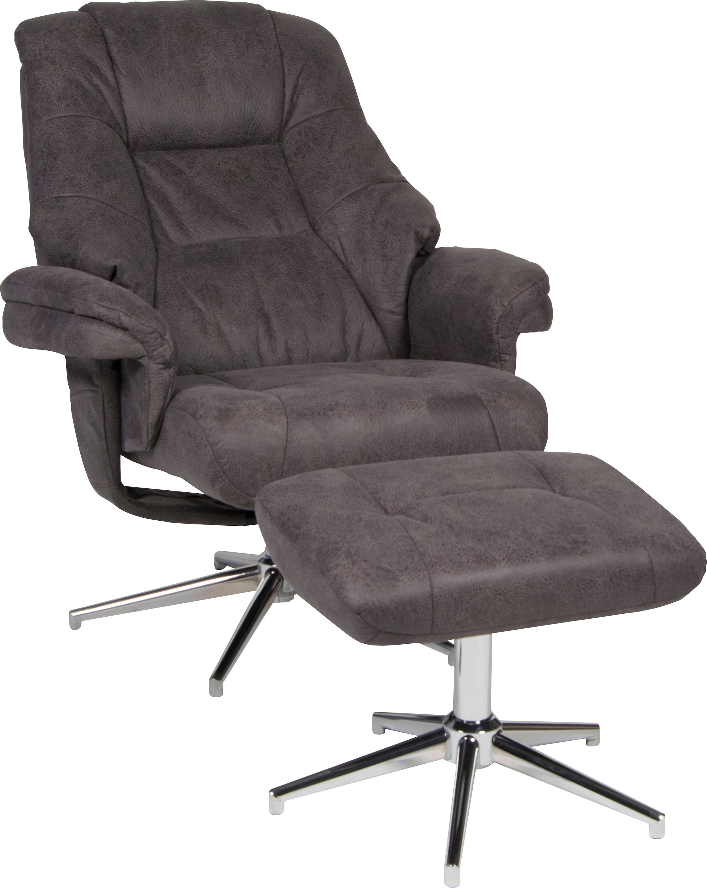 Duo Collection TV-Sessel »Burnaby«, mit Hocker und Relaxfunktion, 360 Grad drehbar