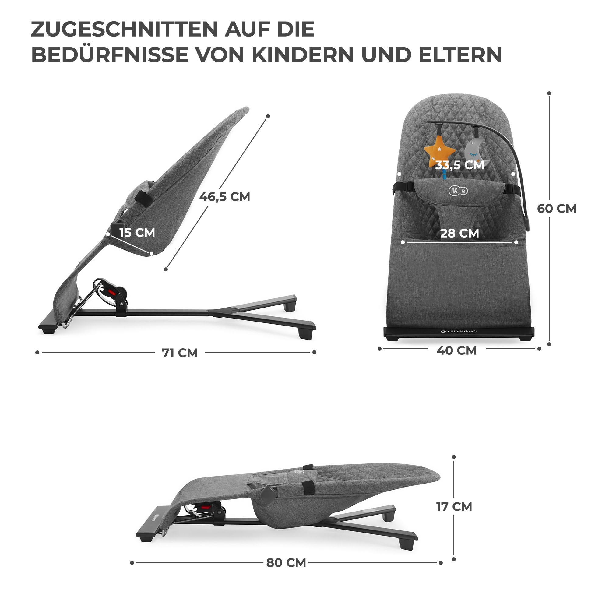 Kinderkraft Babywippe »MIMI«, bis 9 kg