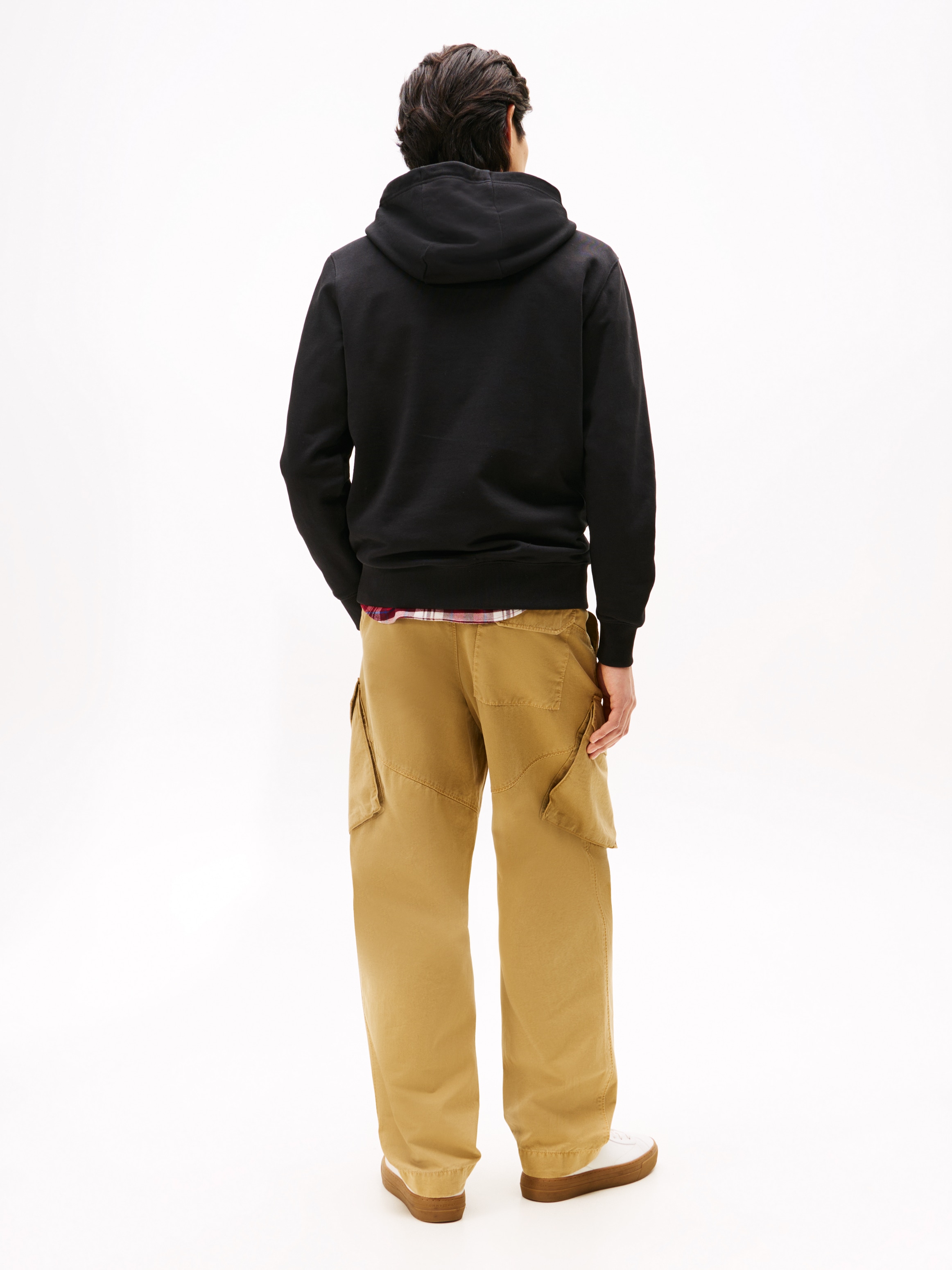 Tommy Hilfiger Kapuzensweatshirt »LINEAR FLAG GRAPHIC«, Regular Fit, Hoodie, Kapuze mit Tunnelzug
