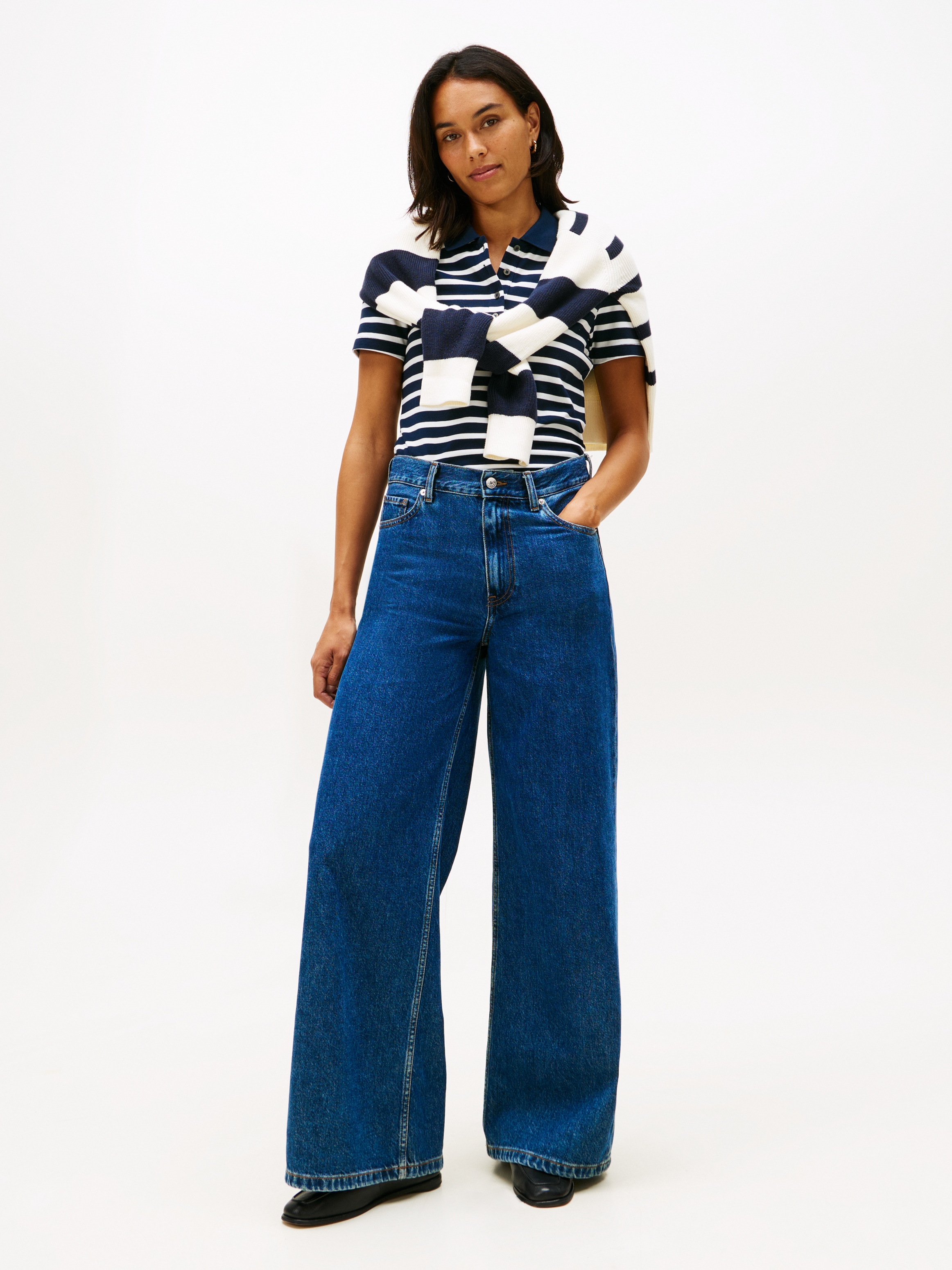 Tommy Hilfiger Poloshirt »1985 Slim Fit Pique Premium« mit Logostickerei, mit Seitenschlitzen