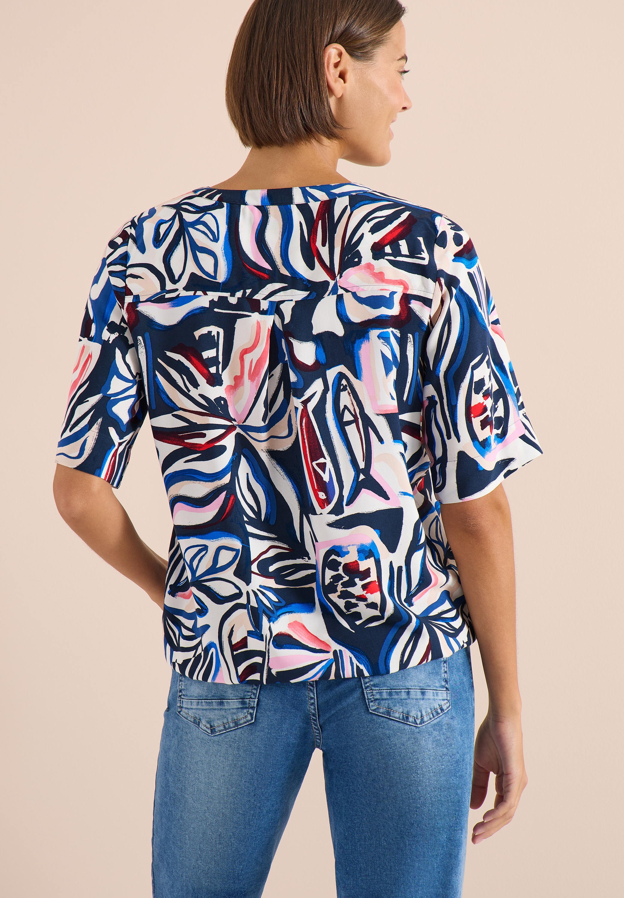 Cecil Blusentop mit All-Over Print
