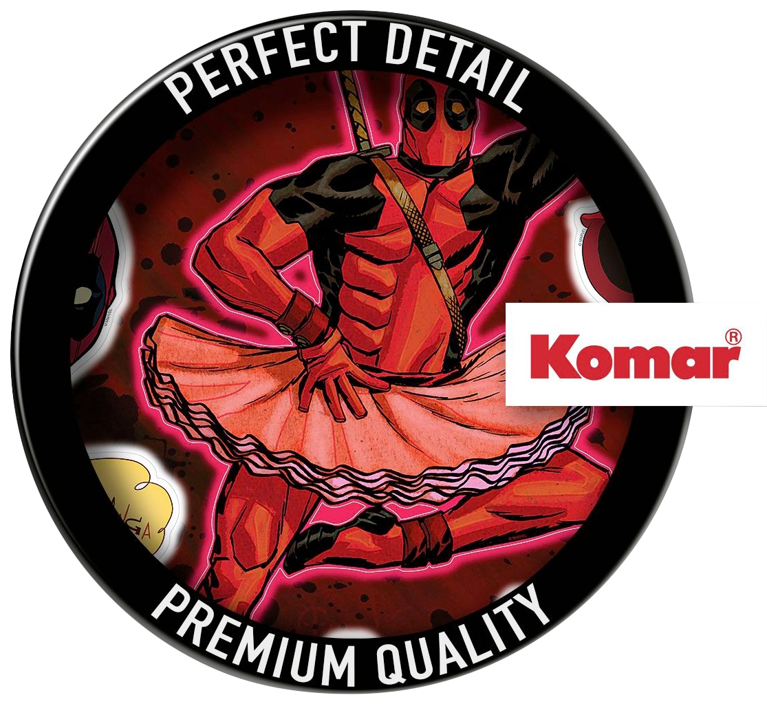 Komar Wandtattoo »Deadpool Derppool - Größe 50 x 70 cm« selbstklebend, Wandsticker, Kinderzimmer