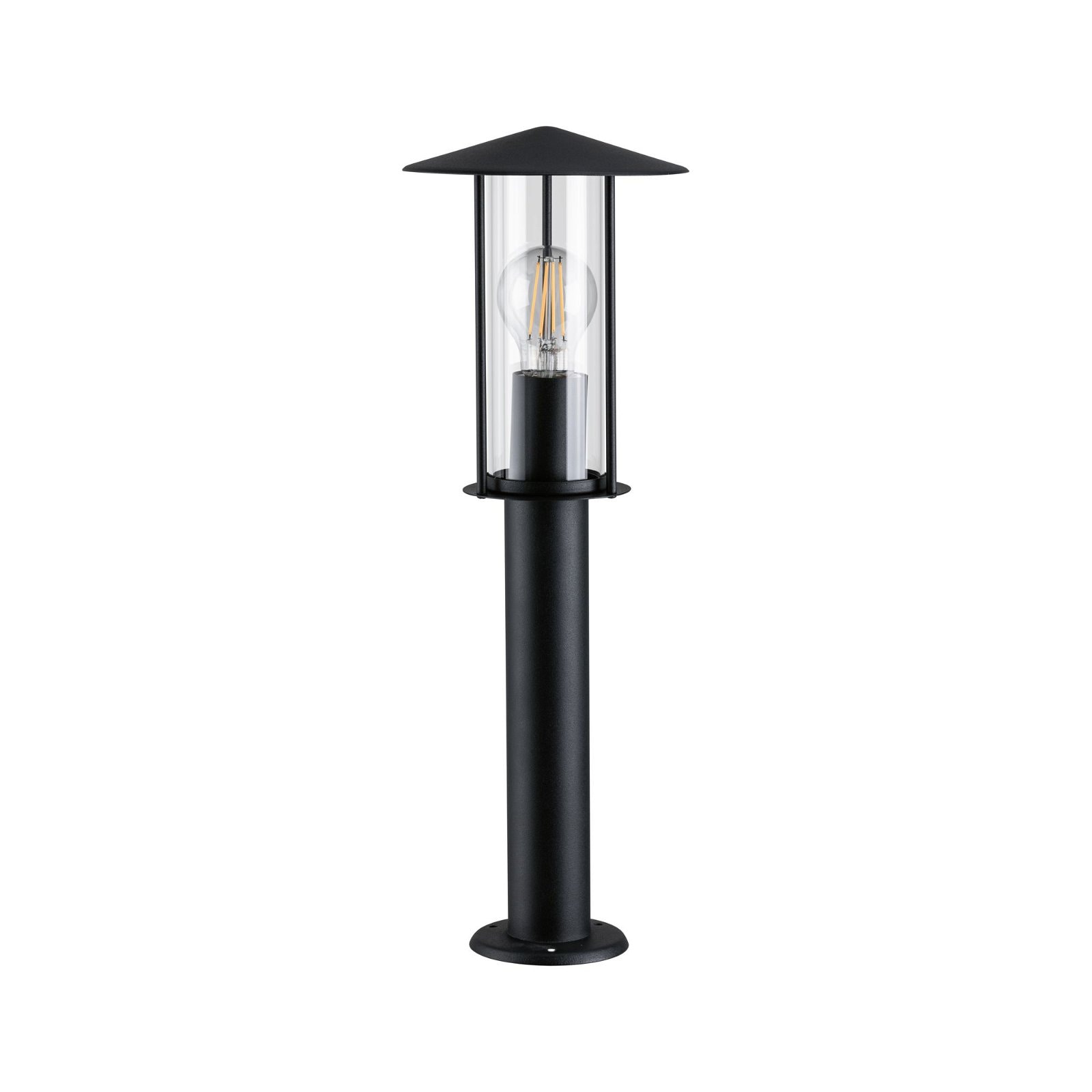 Paulmann Pollerleuchte »Classic IP44 500mm max. 15W 230V Dunkelgrau E27 Metall, Glas«, 1 flammig, Leuchtmittel E27 | ohne Leuchtmittel