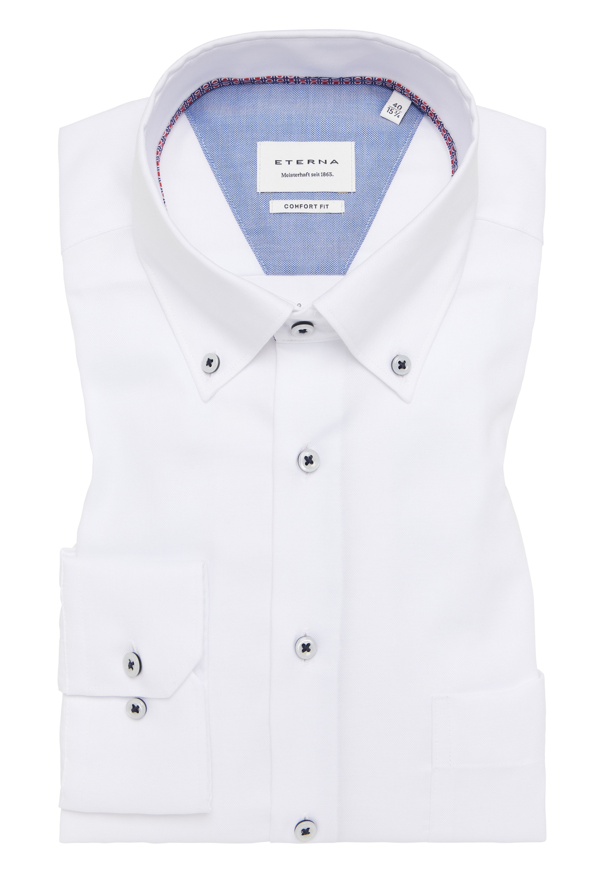 Eterna Langarmhemd »COMFORT FIT«, NON IRON (bügelfrei)