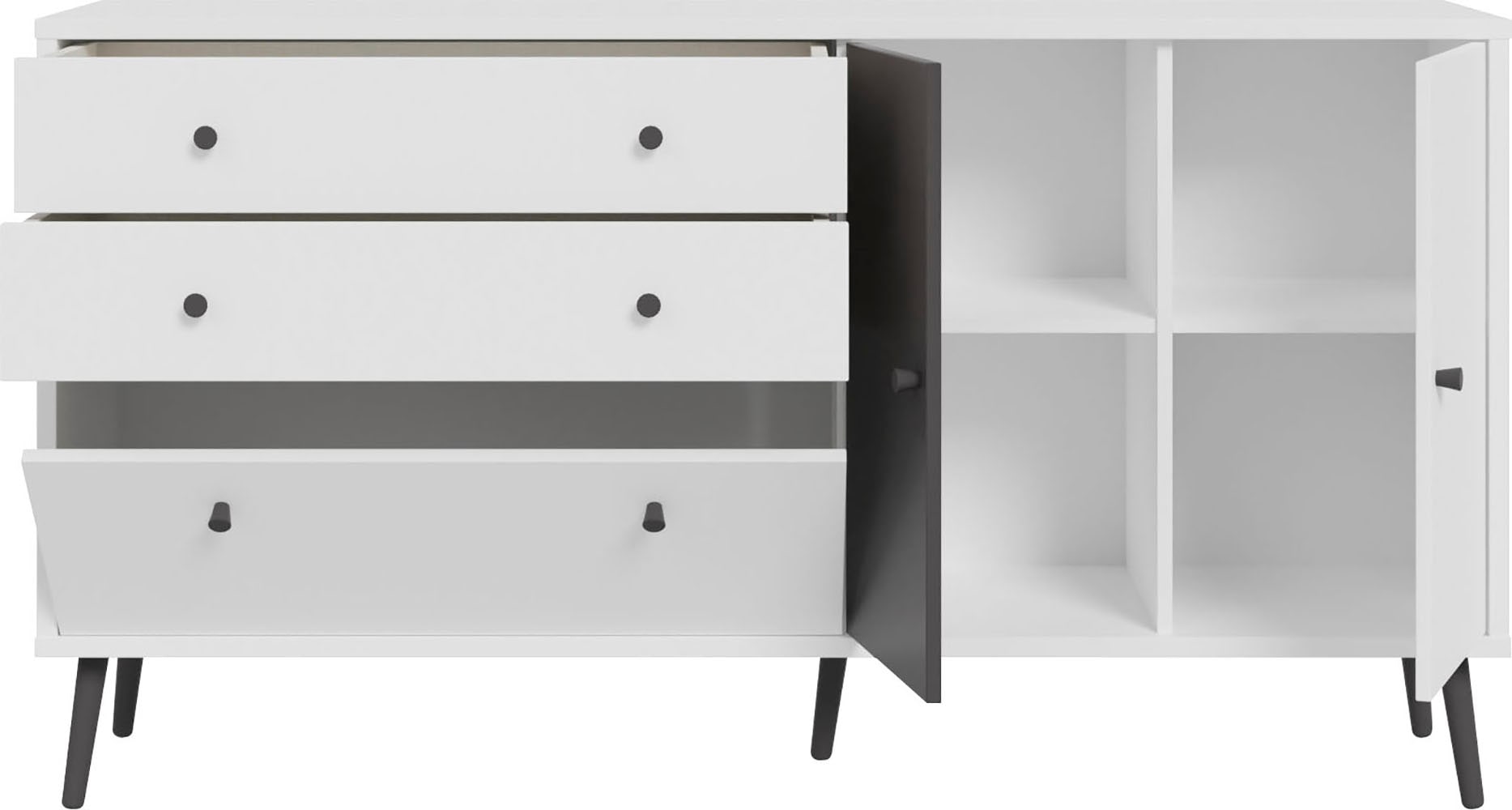FORTE Sideboard »Harllson EasyKlix by Forte«, die neue geniale Art Möbel  aufzubauen online bestellen | UNIVERSAL