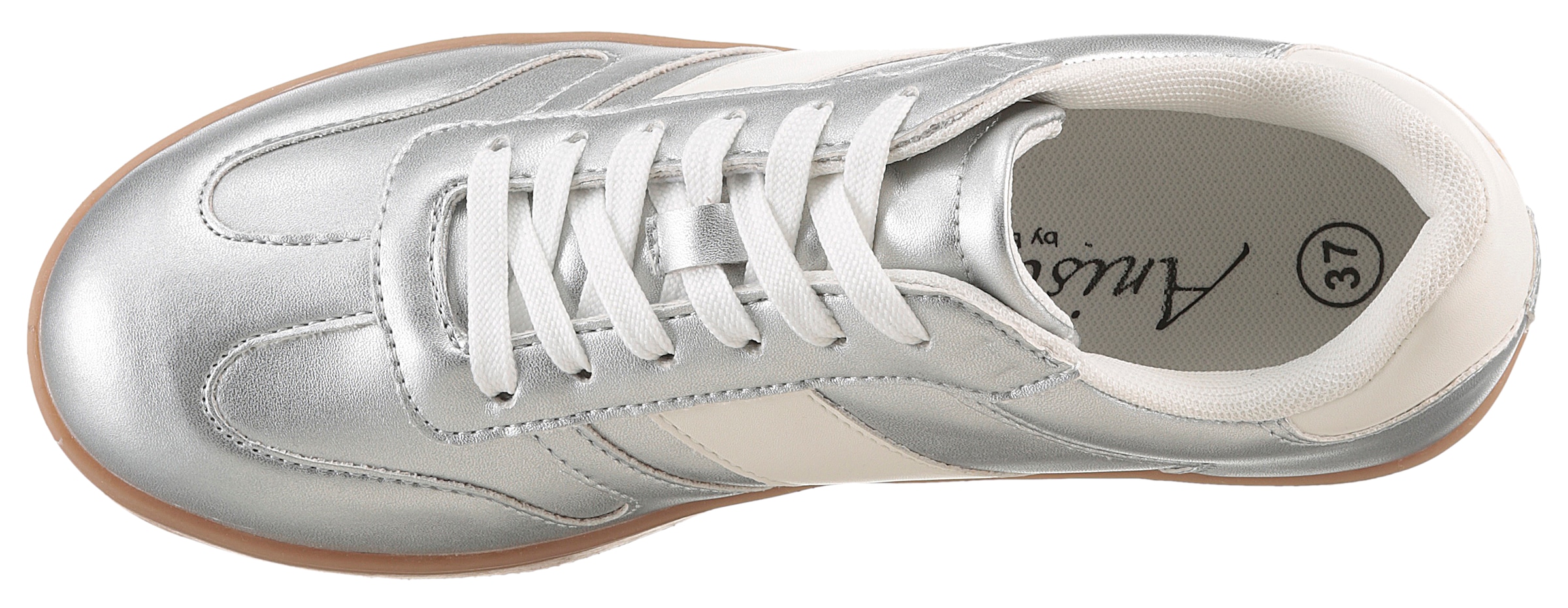 Aniston SHOES Sneaker, Retro-Sneaker, Freizeitschuh, Schnürschuh - neue KOLLEKTION