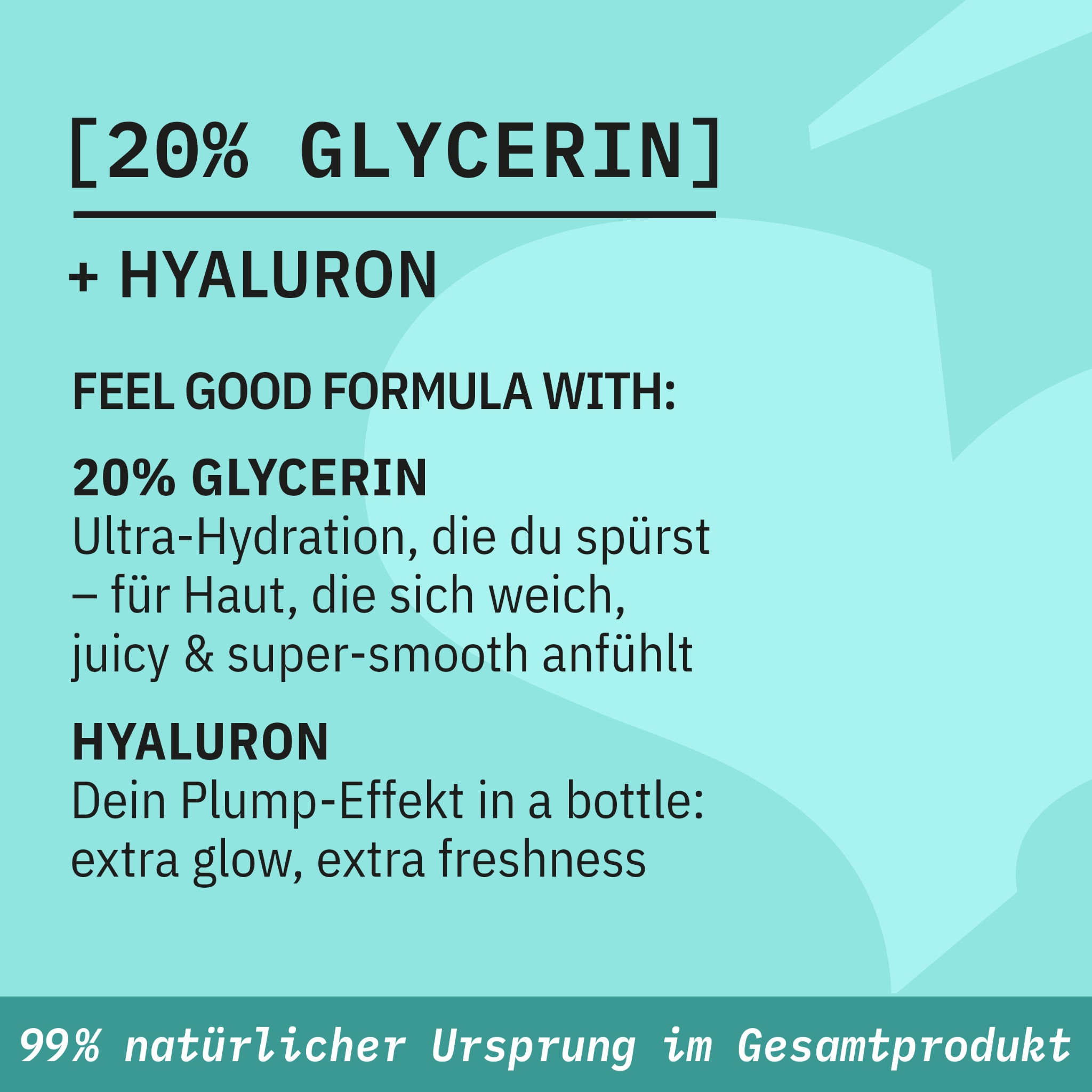 SANTE Gesichtsserum »JUST DEW IT SERUM« für alle Hauttypen, mit flüssiger Textur, vegan, frei von Alkohol