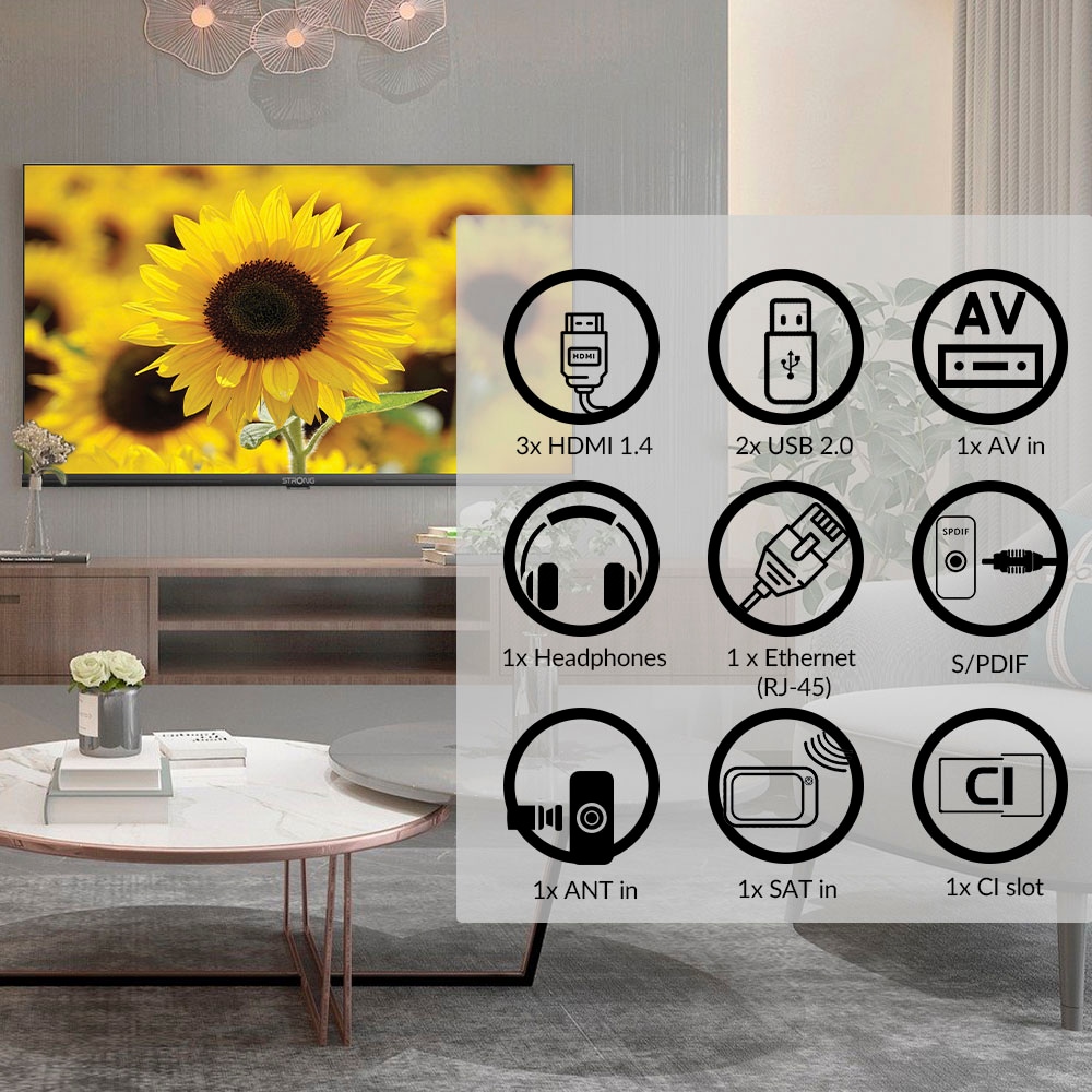 Strong LED-Fernseher »SRT40FD5553«, Full HD, Smart-TV