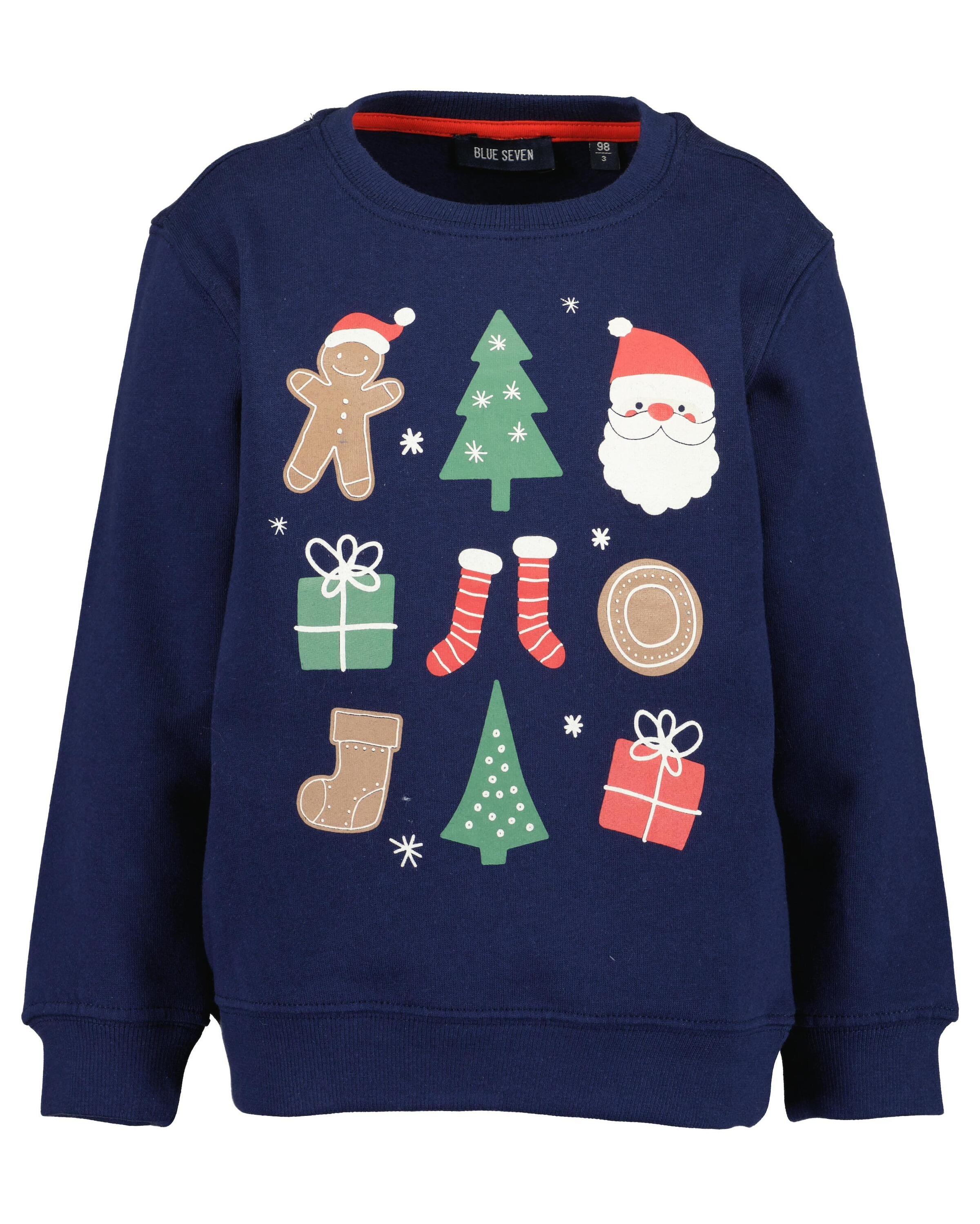 Sweatshirt »Blue Seven Jungen Weihnachts Sweatshirt X-MAS«