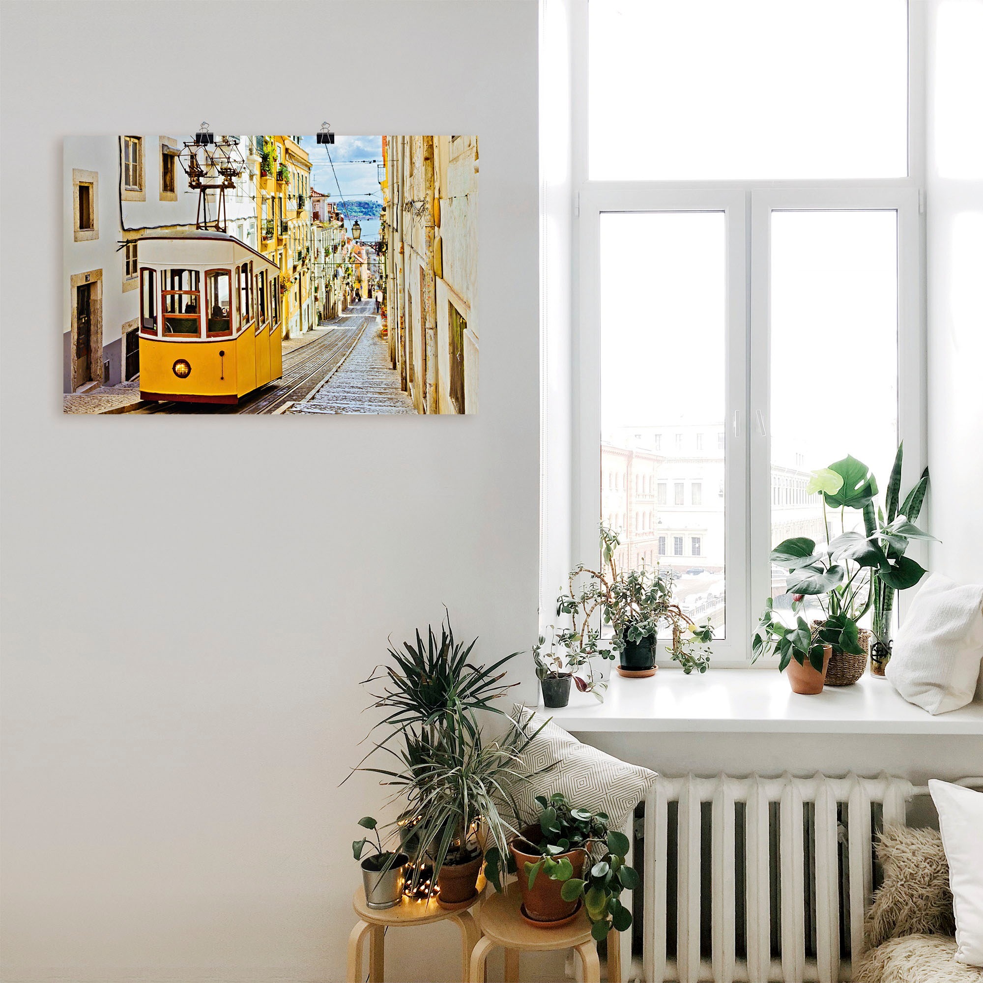 Artland Wandbild »Ascensor da Gloria in Lissabon« Zugbilder 1 Stk. tlg. als Leinwandbild, Poster in verschied. Größen