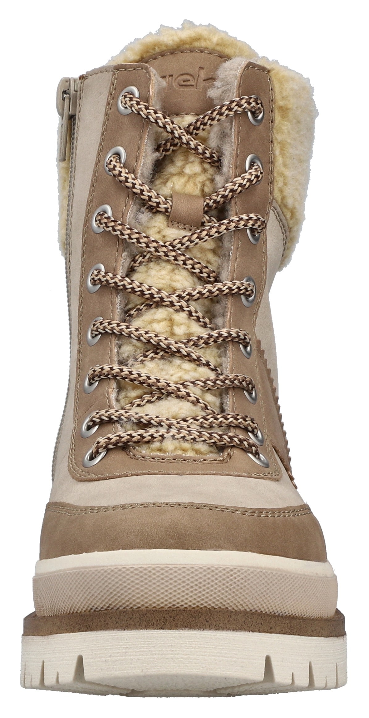 Rieker Winterstiefelette  Plateauboots, Winterboots, Schnürboots mit Innenreißverschluss