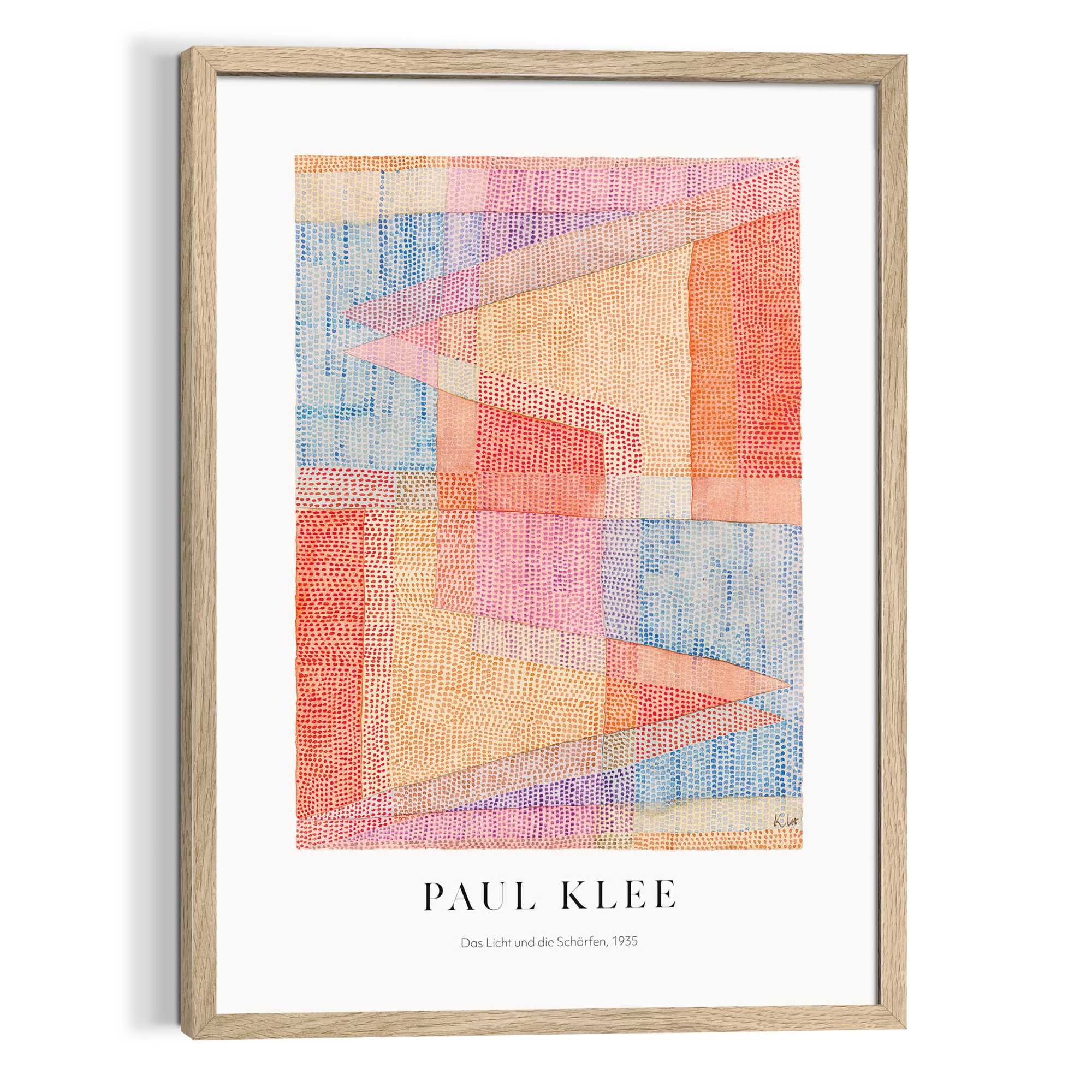 Reinders! Leinwandbild »Paul Klee - Das Licht die und Rechnung Schärfen« auf bestellen