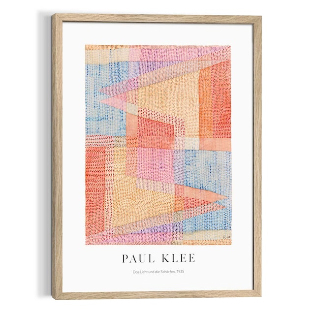 Reinders! Leinwandbild »Paul Klee - Das Licht und die Schärfen« auf  Rechnung bestellen