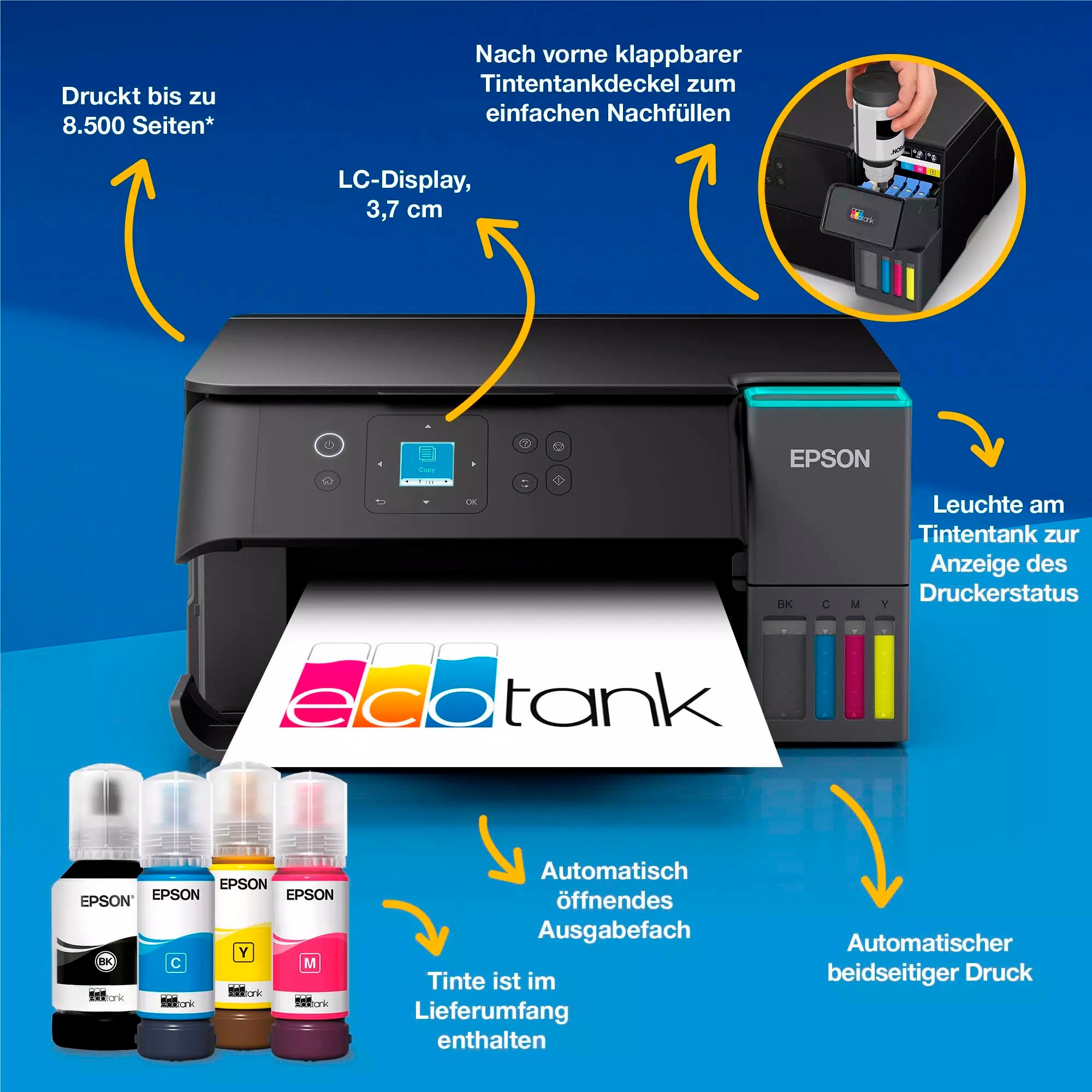 Epson Multifunktionsdrucker »EcoTank ET-2950«