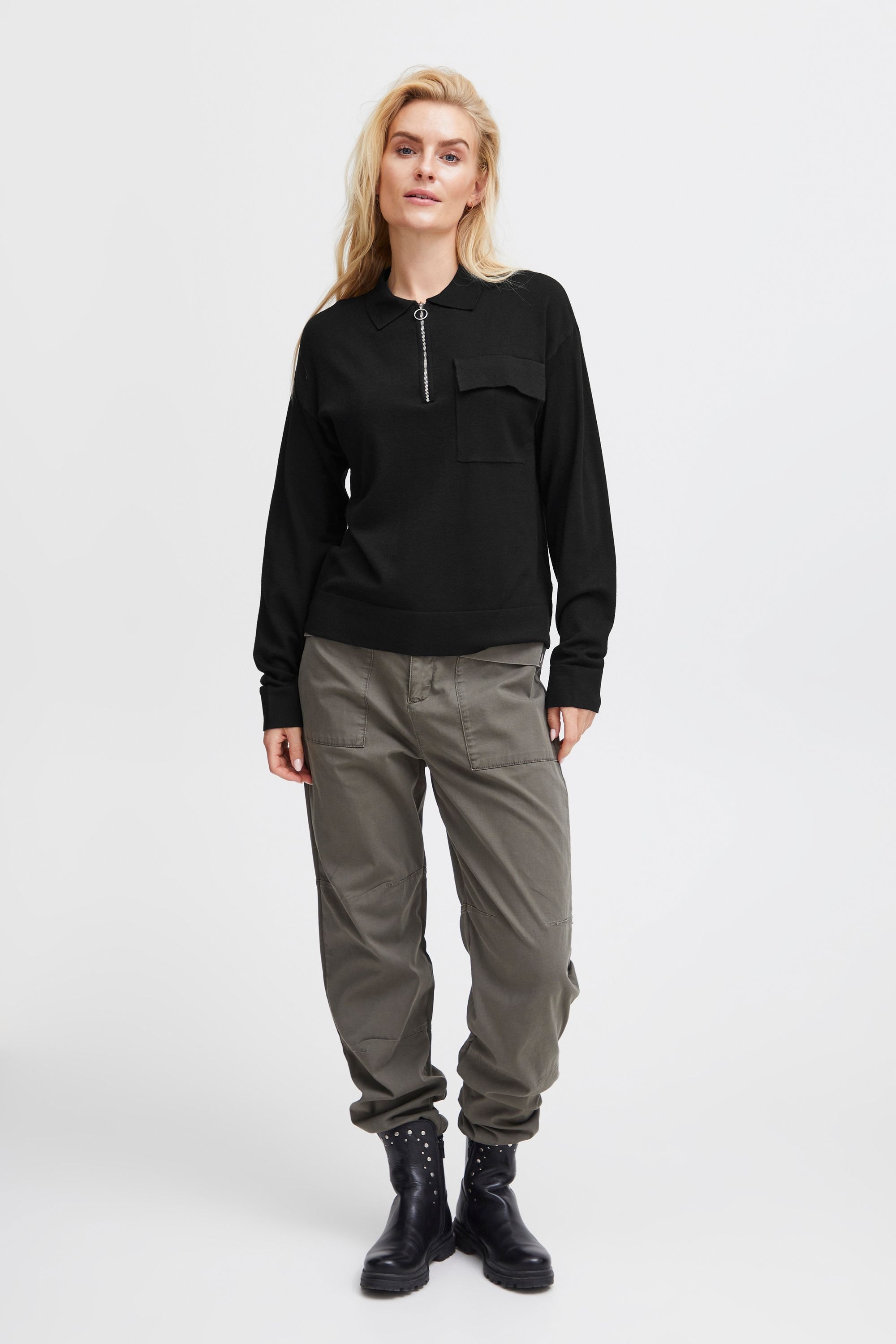 Pulz Jeans Strickfleece-Pullover »Strickpullover PZSara«