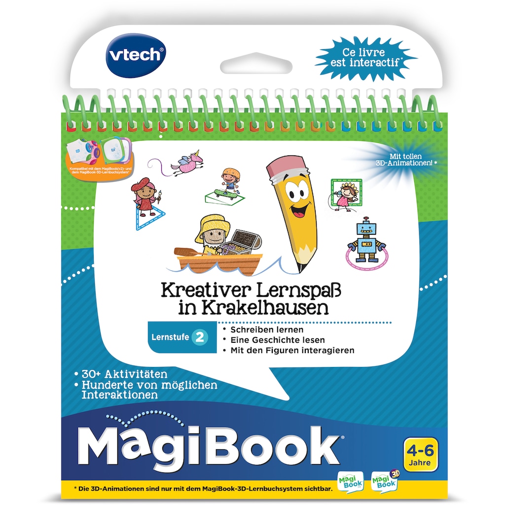 Vtech® Buch »MagiBook Lernstufe 2 - Kreativer Lernspaß in Krakelhausen«
