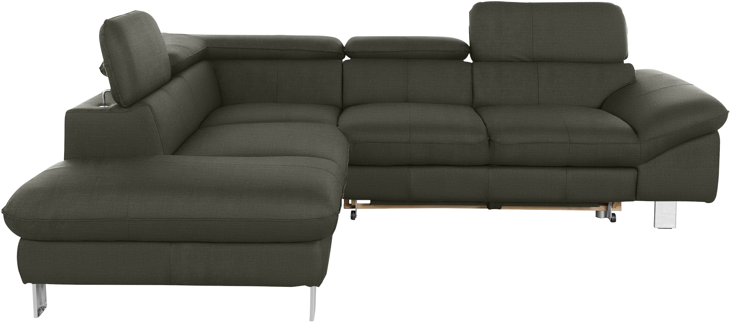 COTTA Ecksofa »Driver L-Form«, mit Kopfteilverstellung, wahlweise mit Bettfunktion & Bettkasten