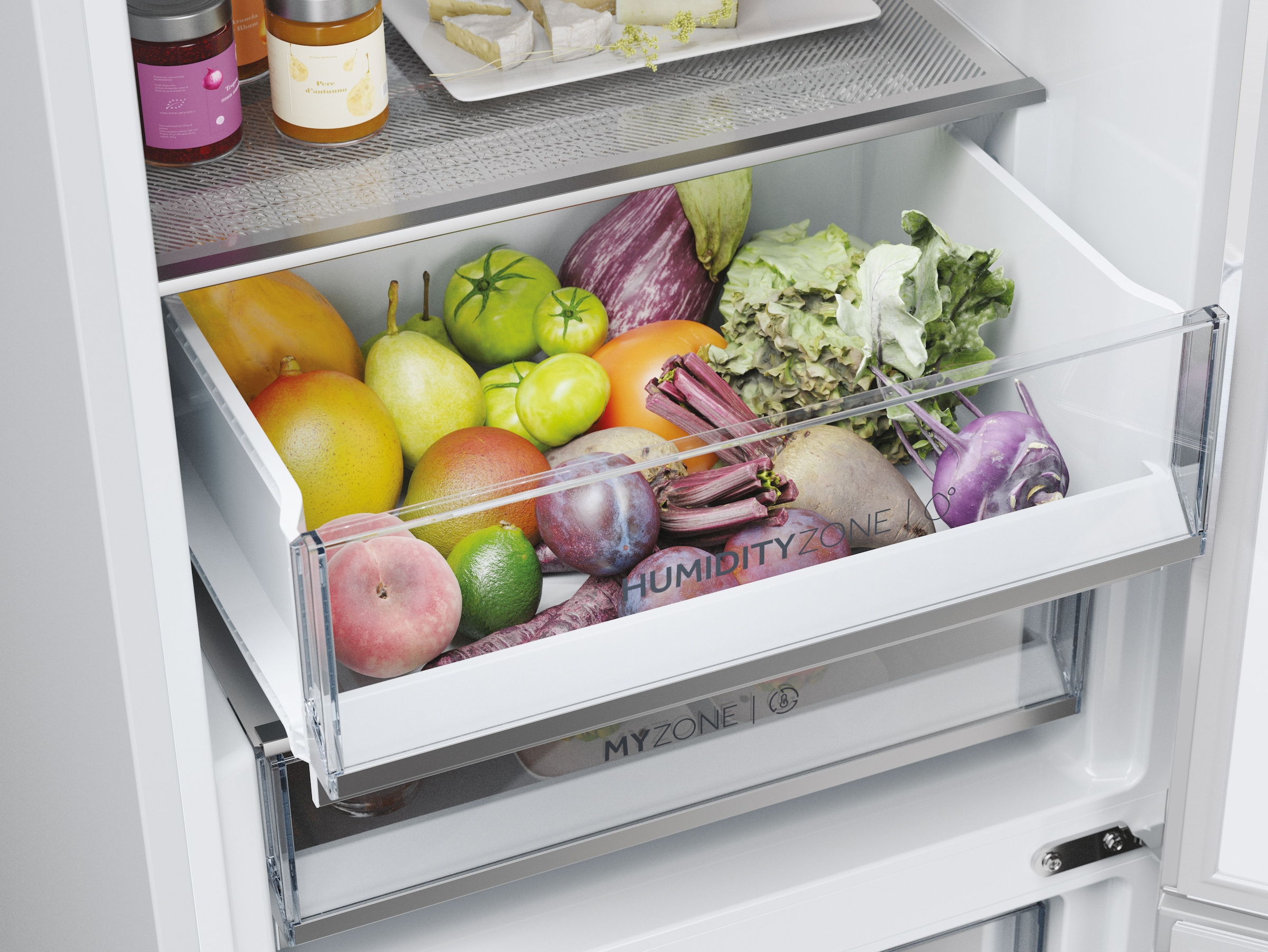 Haier Kühl-/Gefrierkombination 2D 60 SERIES 5 PRO »HDPW5618CNPW«, 185 cm hoch, 60 cm breit, MyZone Plus, HumidityZone, Total No Frost