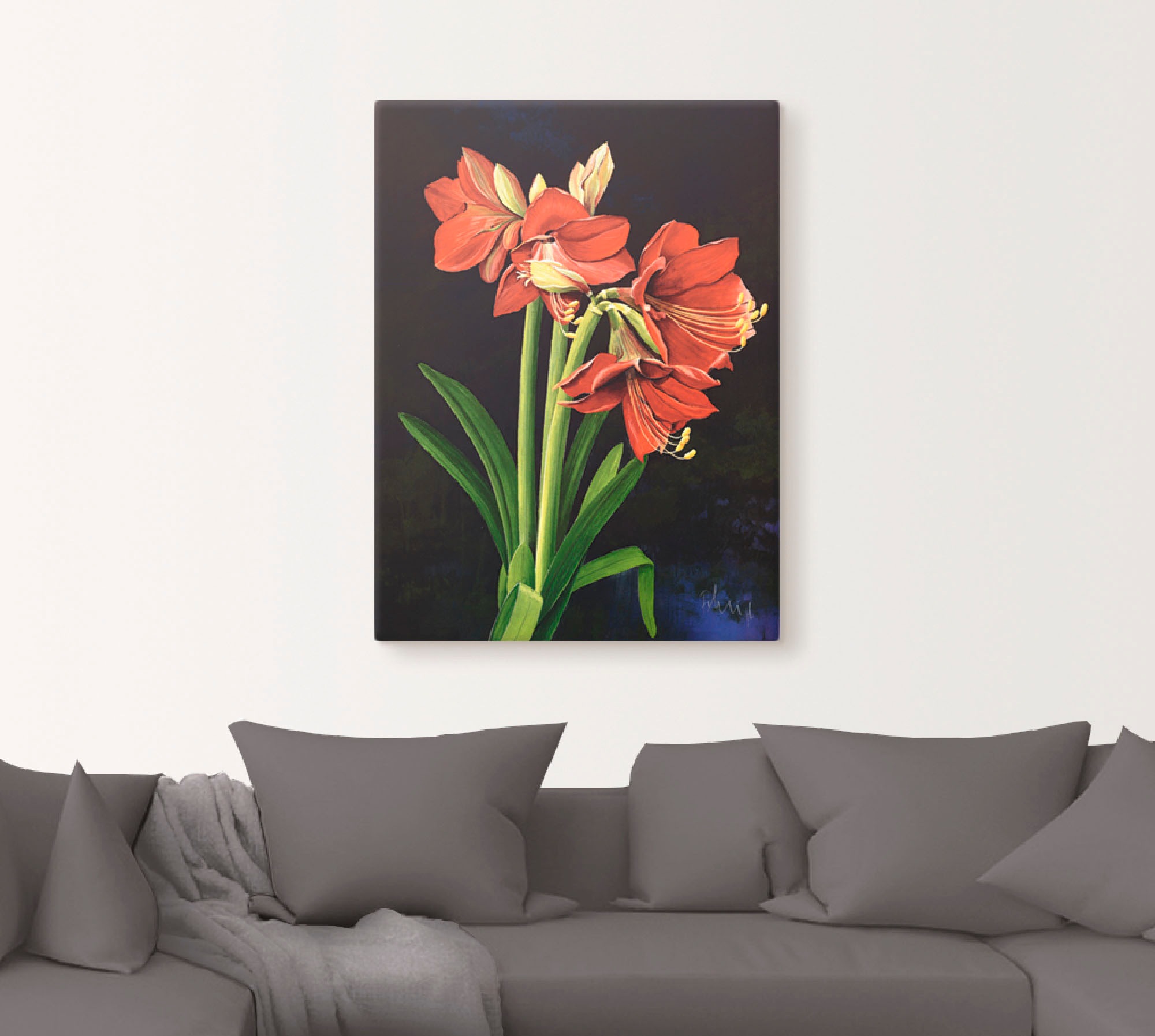 Artland Wandbild »Amaryllis«, Blumen, (1 St.), als Leinwandbild,  Wandaufkleber oder Poster in versch. Größen auf Rechnung kaufen
